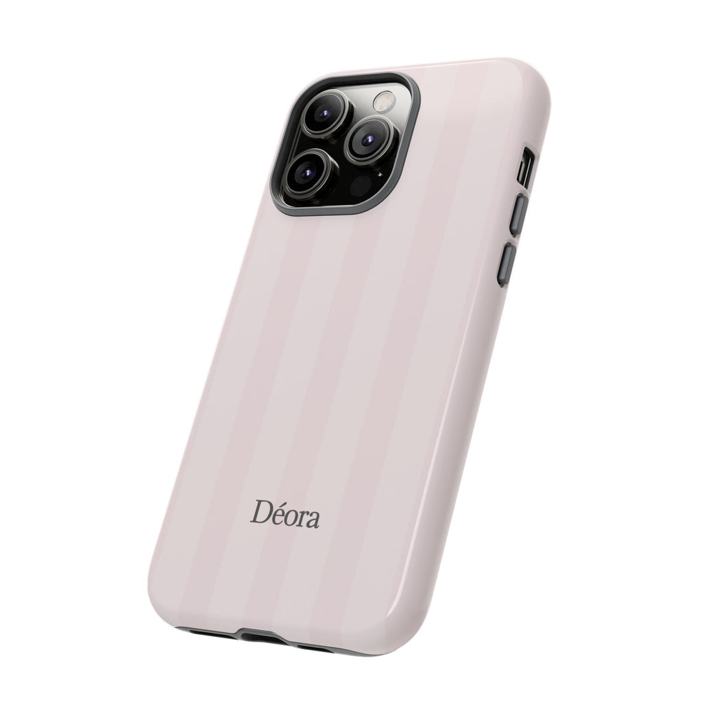 Tough Cases — Slim Protective Phone Case (Pastel Pink Stripe)