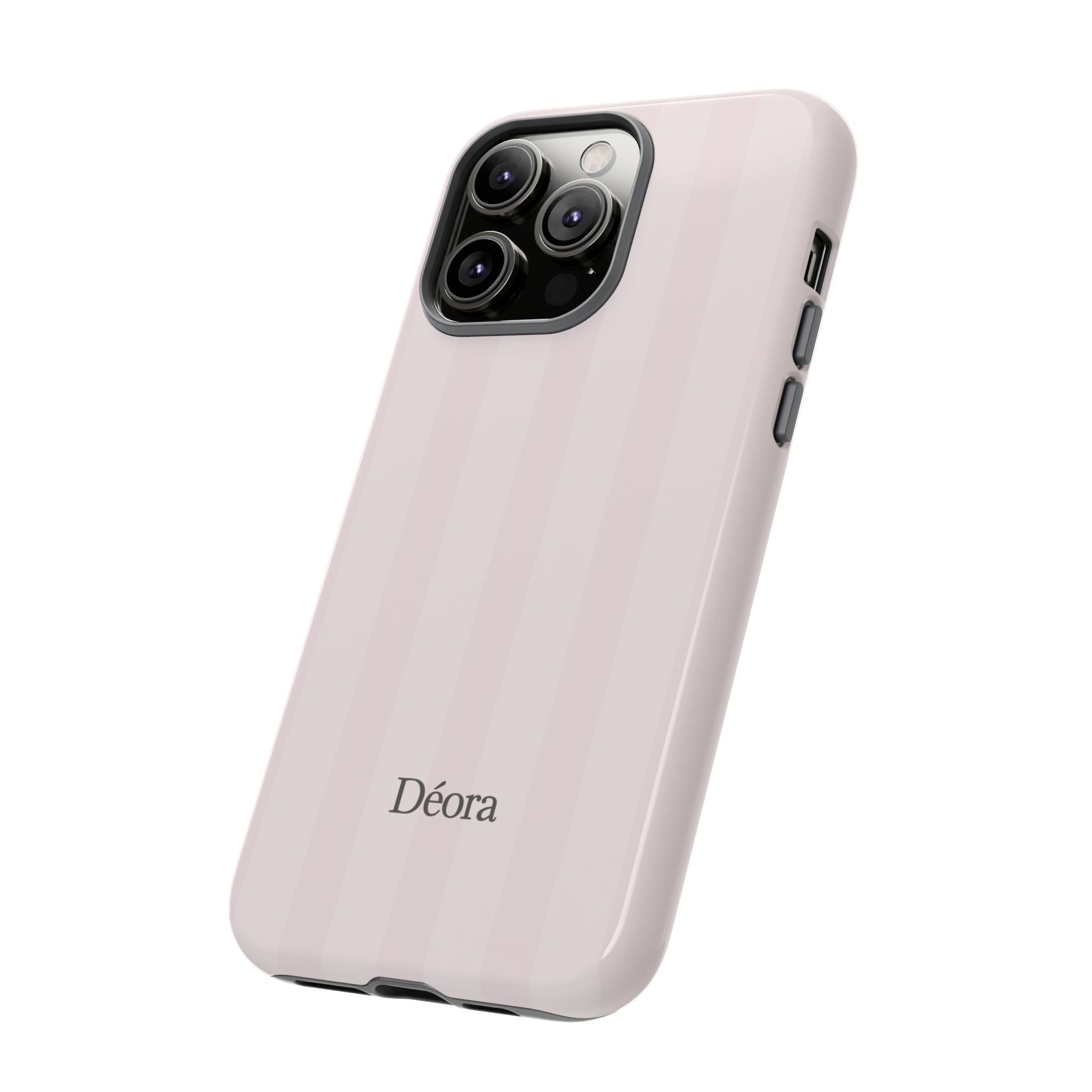 Tough Cases — Slim Protective Phone Case (Pastel Pink Stripe)