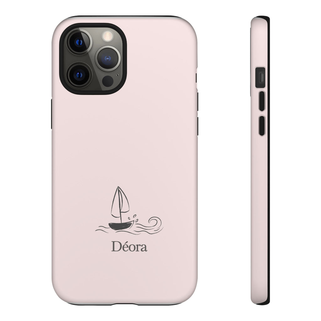 Sailboat Phone Case – 'Déora' Minimal Nautical Protective Case