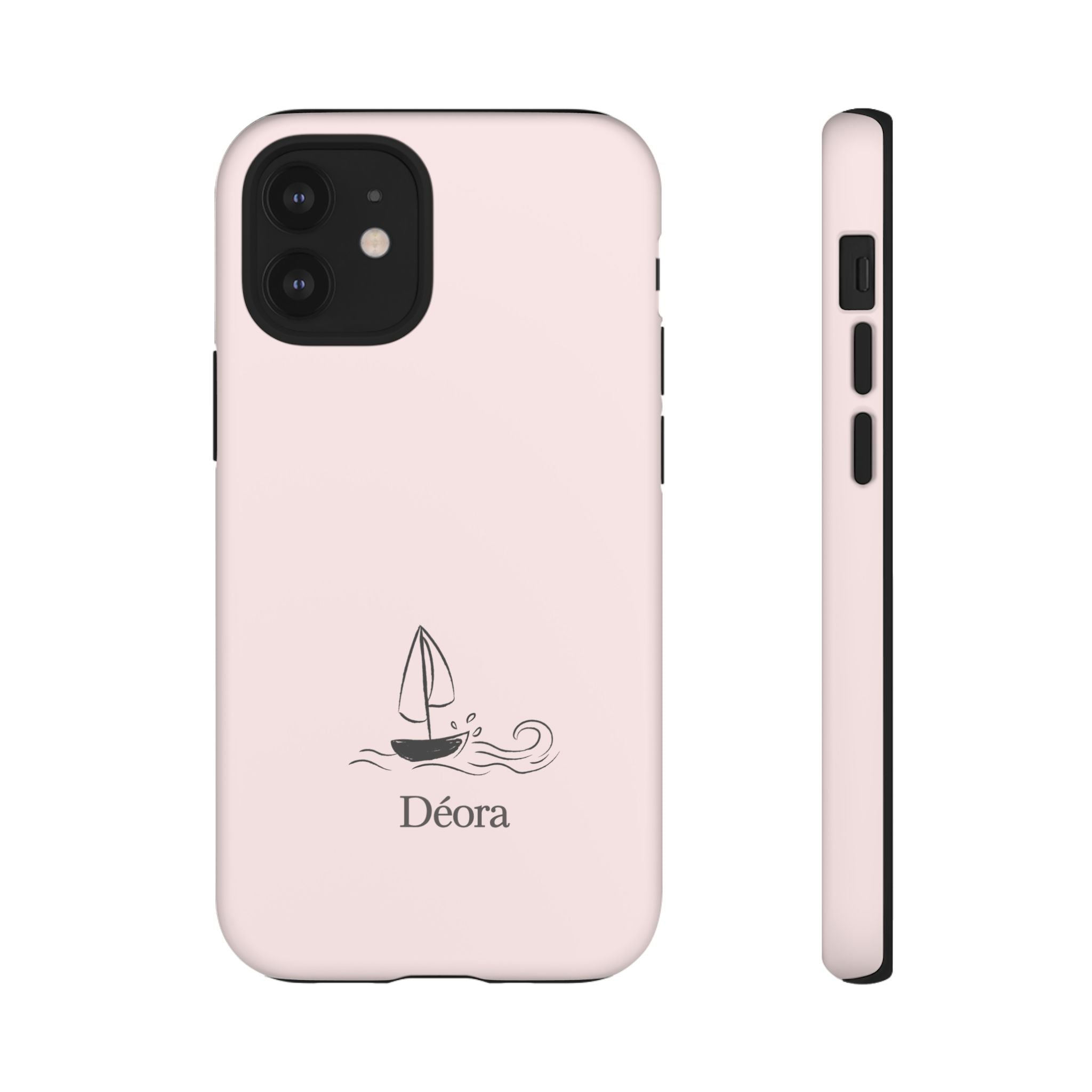 Sailboat Phone Case – 'Déora' Minimal Nautical Protective Case