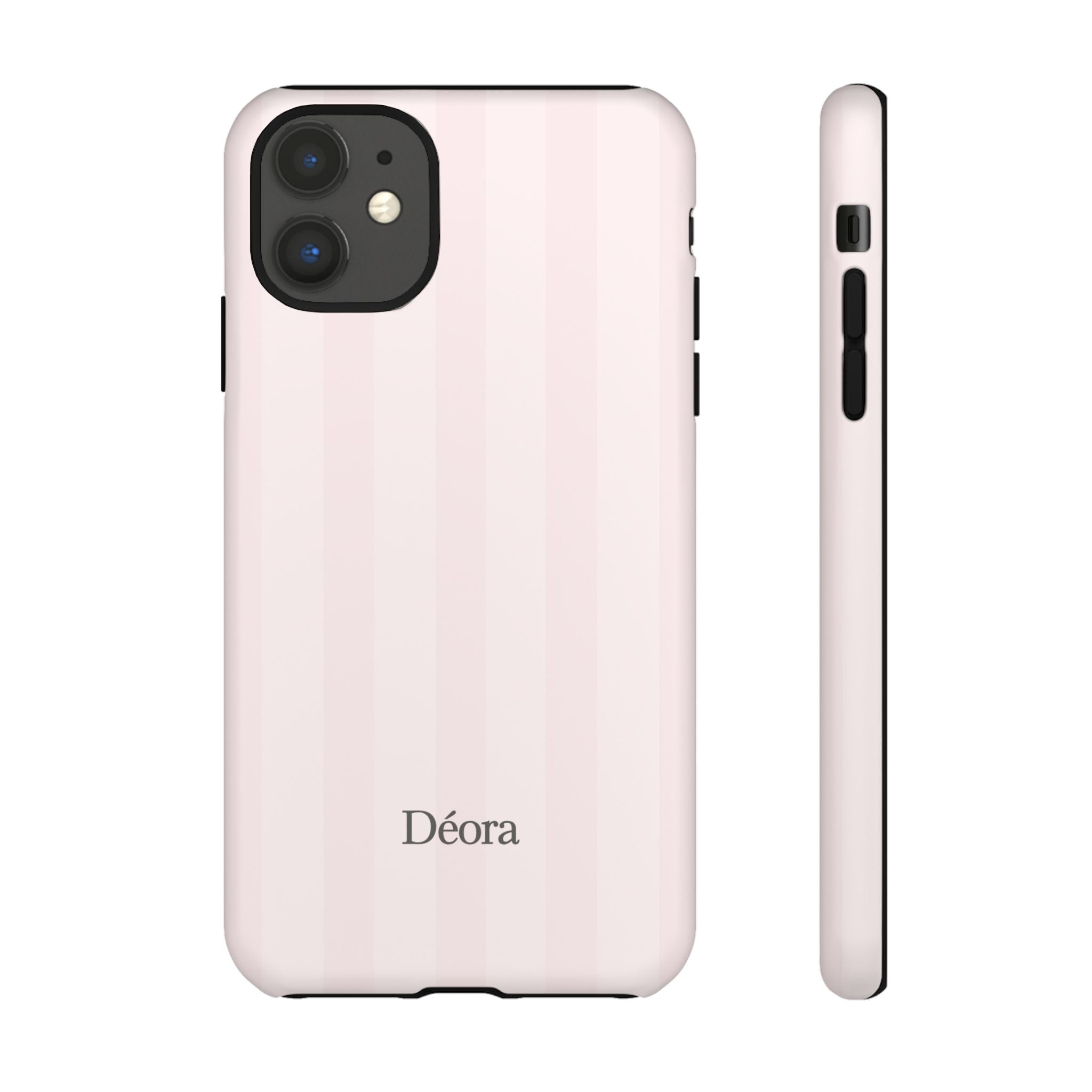Tough Cases — Slim Protective Phone Case (Pastel Pink Stripe)
