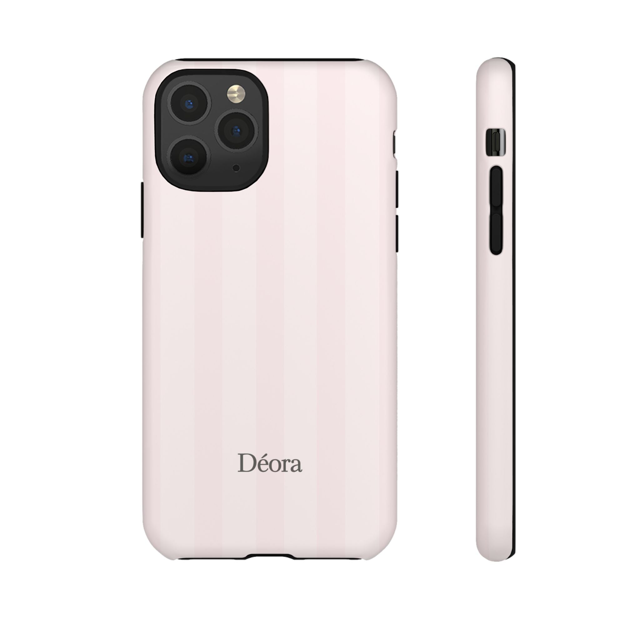 Tough Cases — Slim Protective Phone Case (Pastel Pink Stripe)
