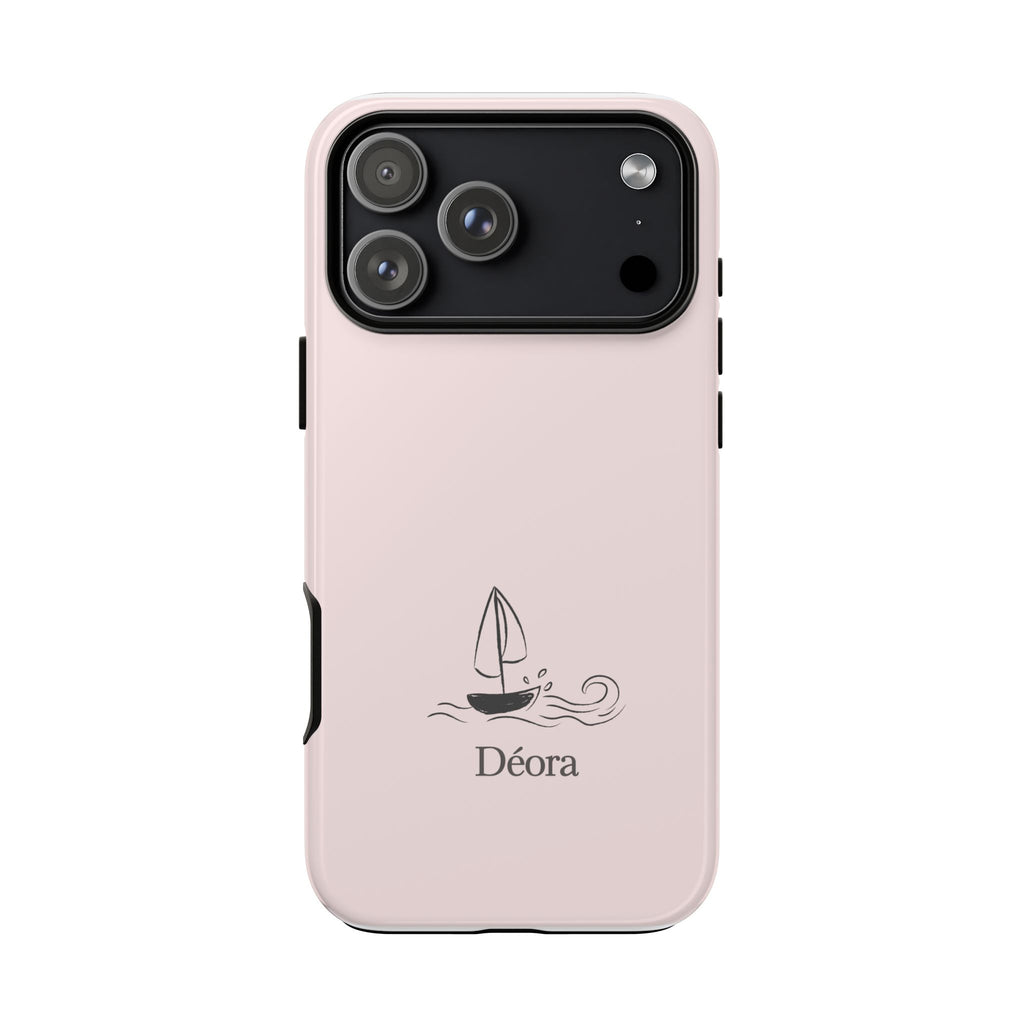 Sailboat Phone Case – 'Déora' Minimal Nautical Protective Case