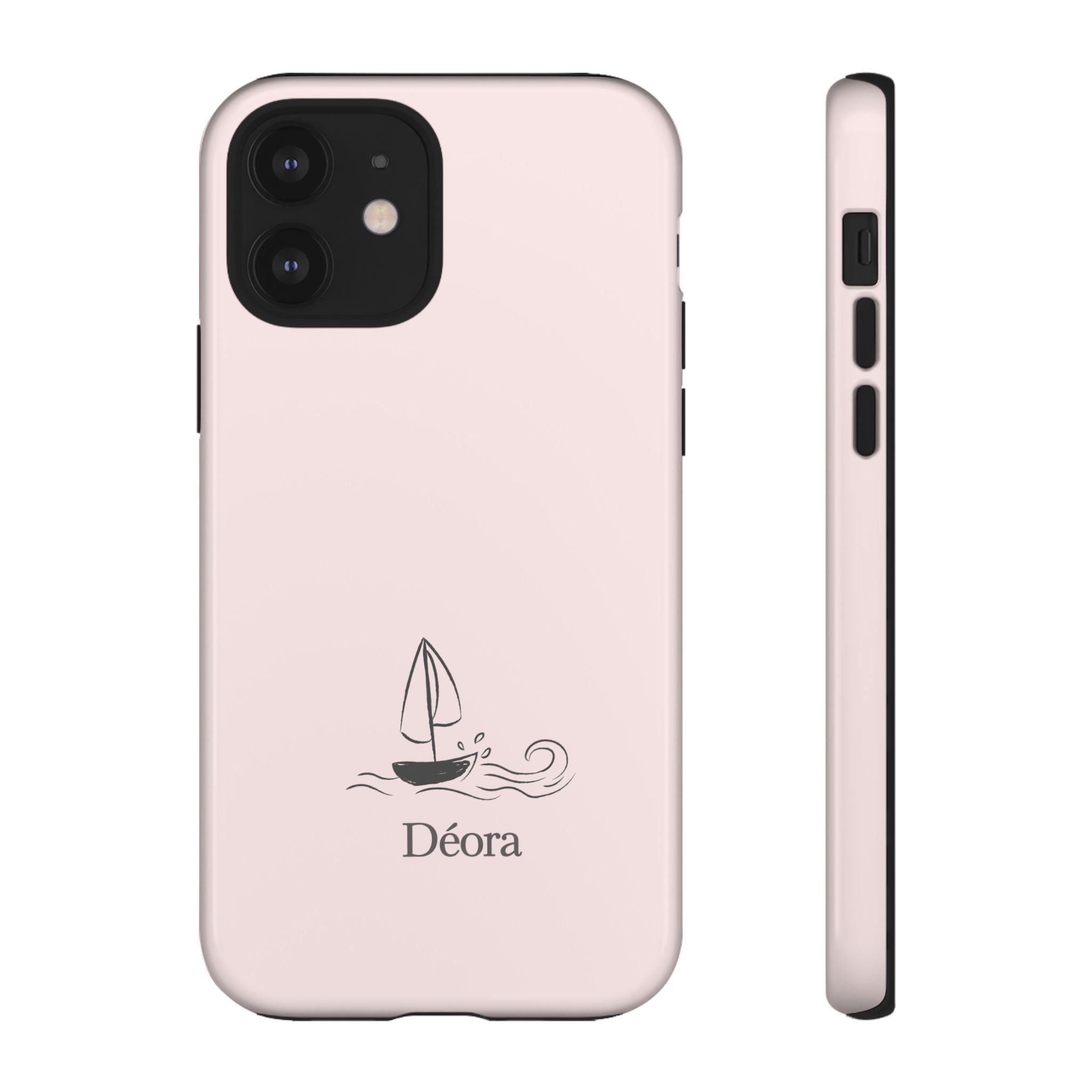 Sailboat Phone Case – 'Déora' Minimal Nautical Protective Case