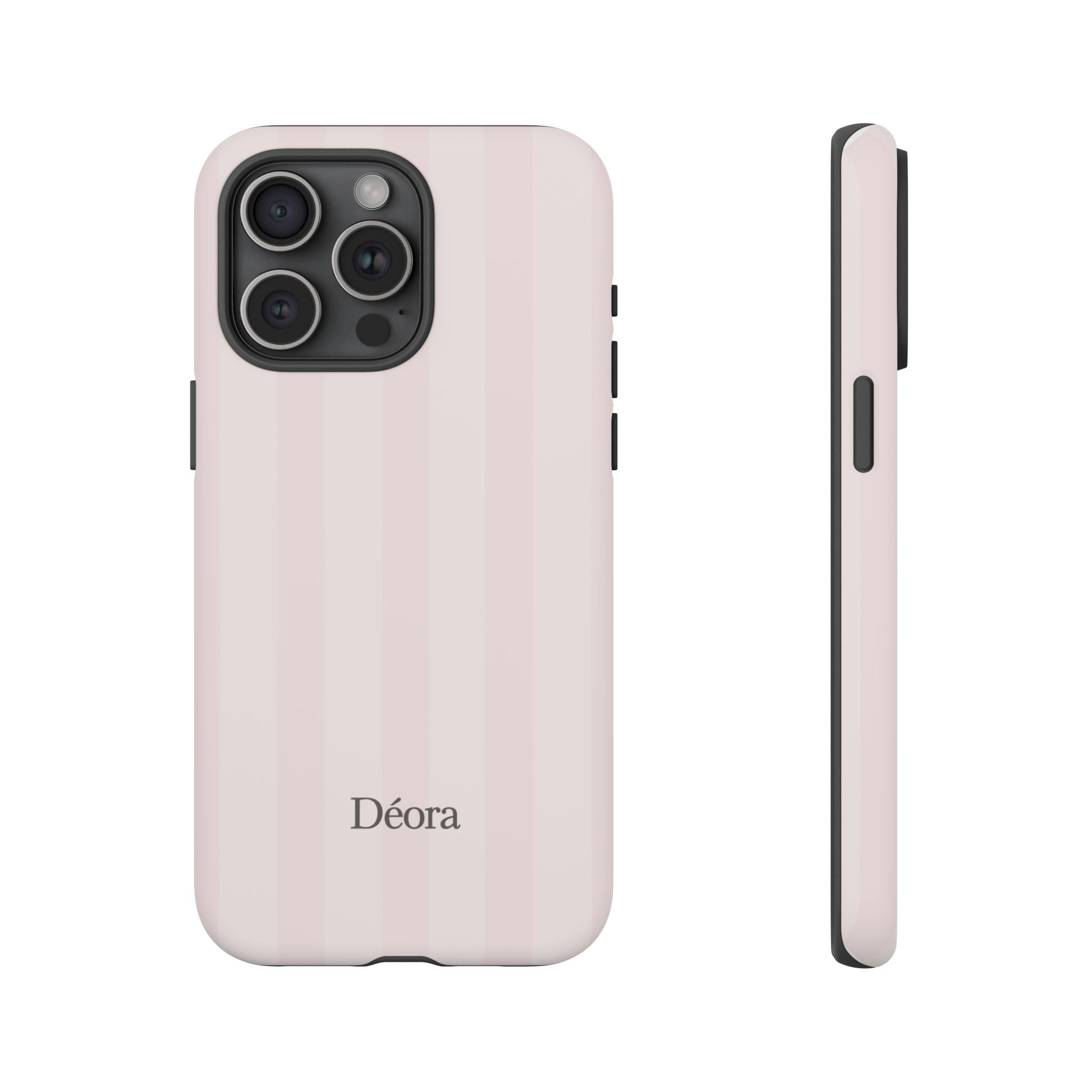 Tough Cases — Slim Protective Phone Case (Pastel Pink Stripe)