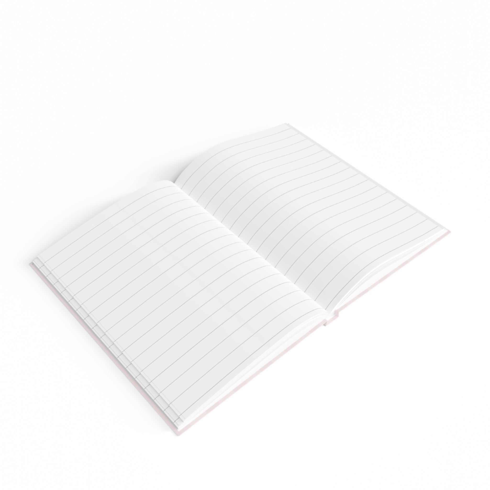 Personalized Pink Striped Journal — 'Déora' Ruled Notebook for Notes & Everyday Planning