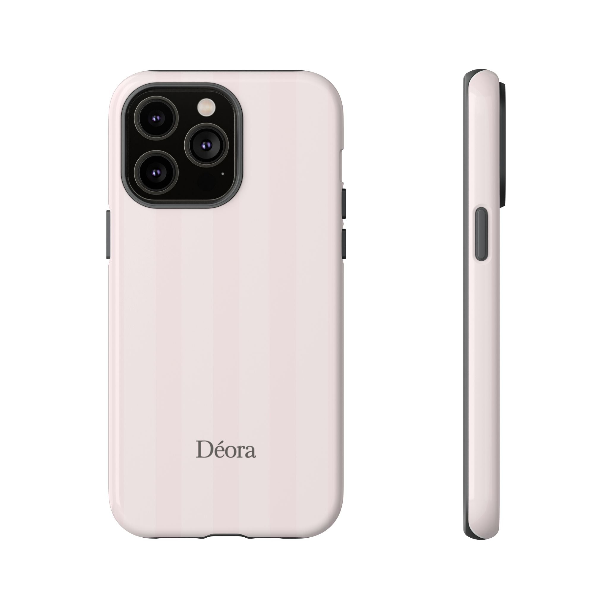 Tough Cases — Slim Protective Phone Case (Pastel Pink Stripe)