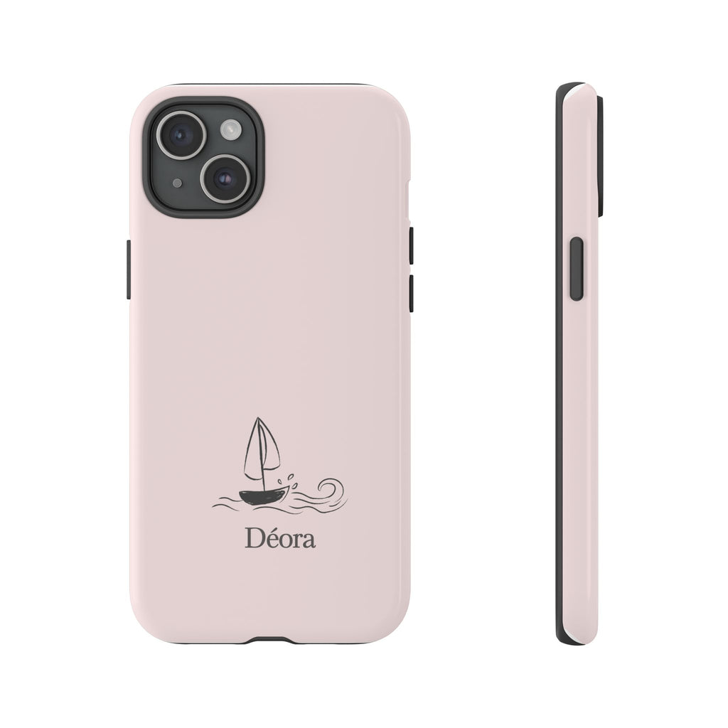 Sailboat Phone Case – 'Déora' Minimal Nautical Protective Case