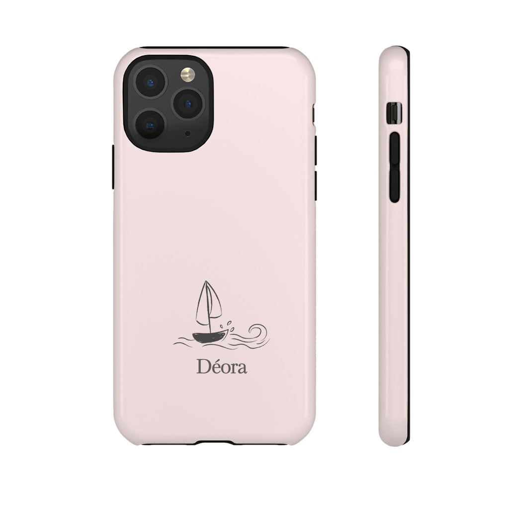 Sailboat Phone Case – 'Déora' Minimal Nautical Protective Case