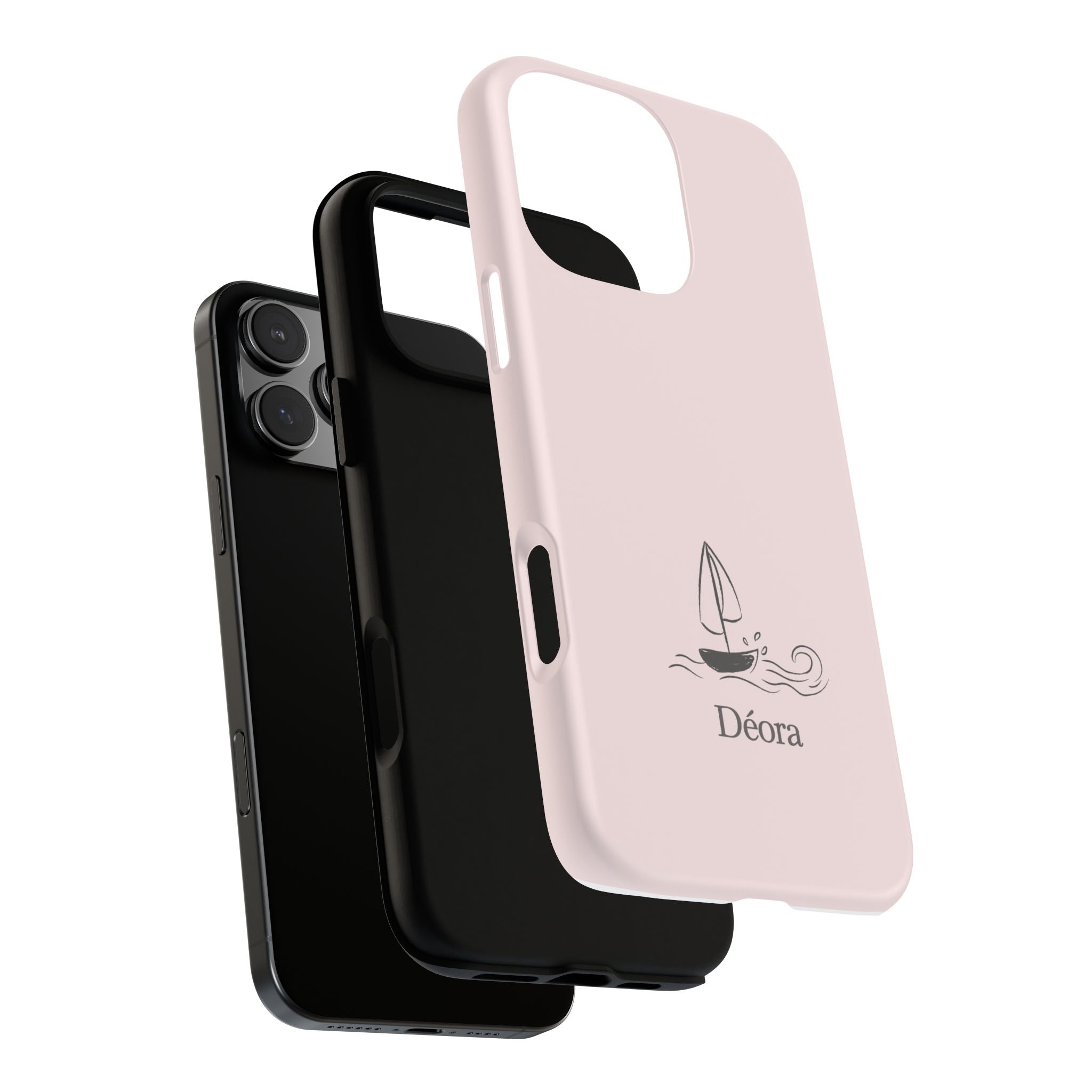 Sailboat Phone Case – 'Déora' Minimal Nautical Protective Case