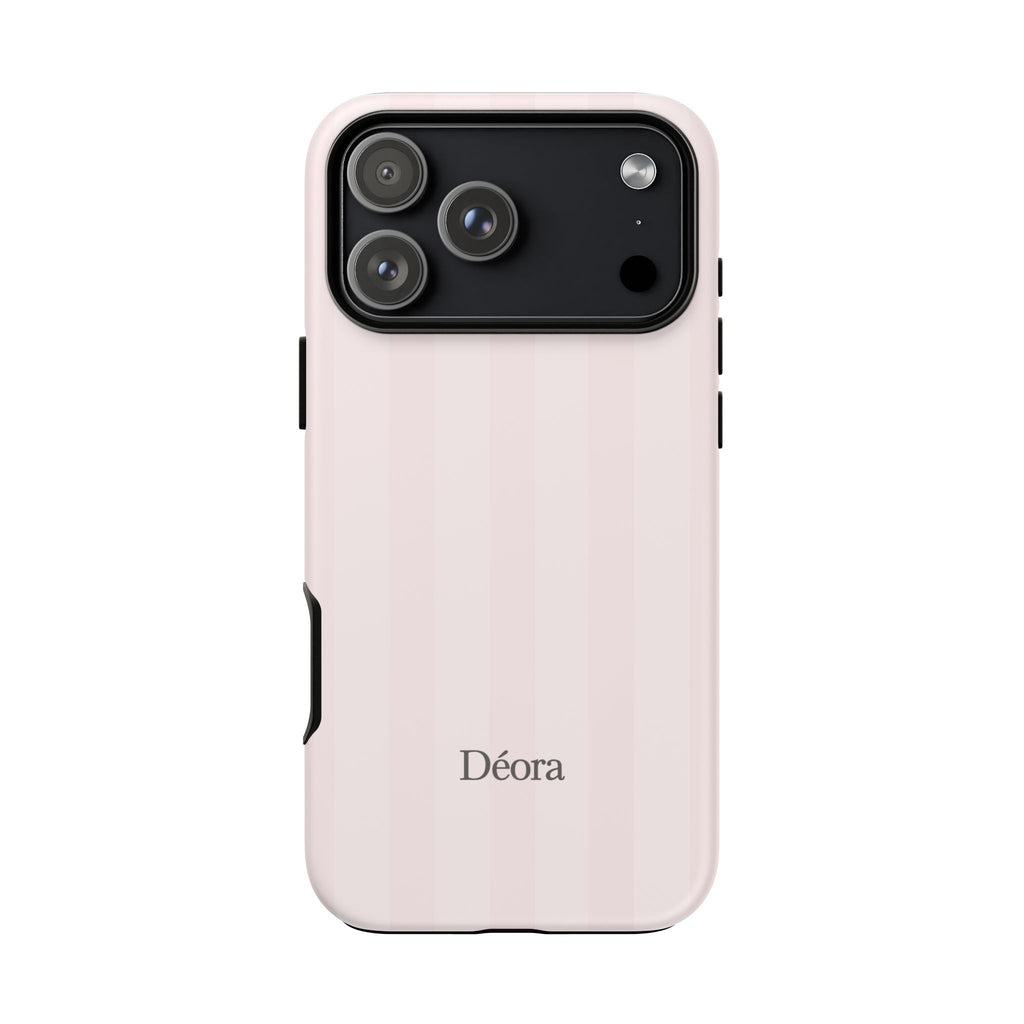Tough Cases — Slim Protective Phone Case (Pastel Pink Stripe)
