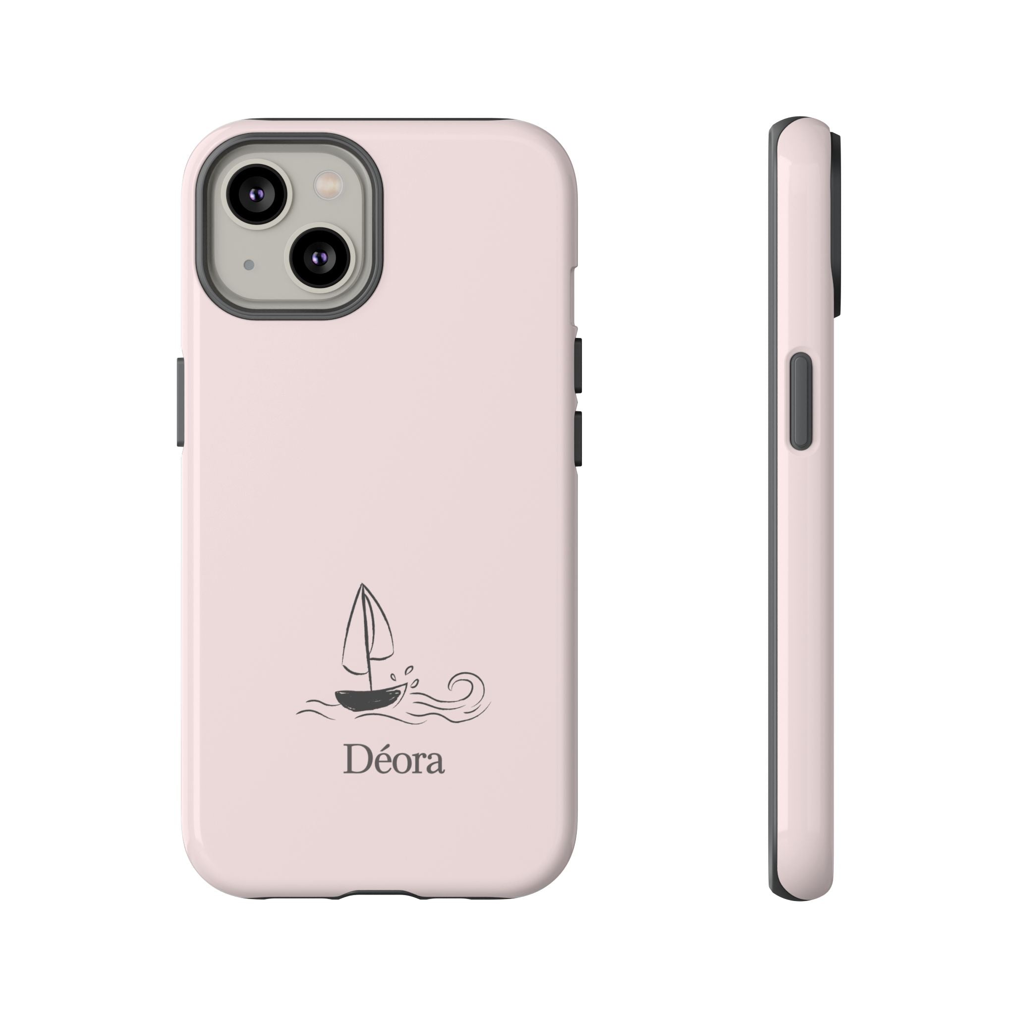 Sailboat Phone Case – 'Déora' Minimal Nautical Protective Case