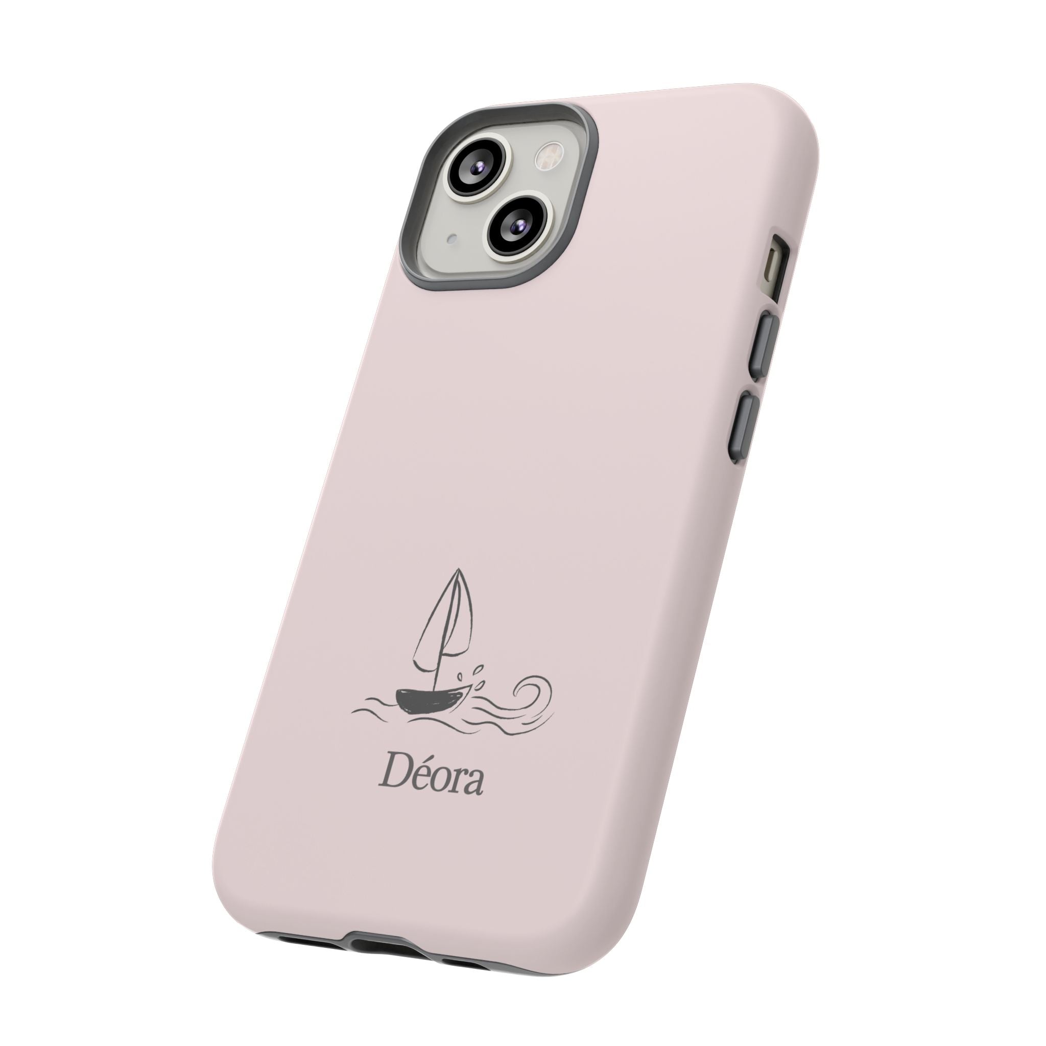 Sailboat Phone Case – 'Déora' Minimal Nautical Protective Case