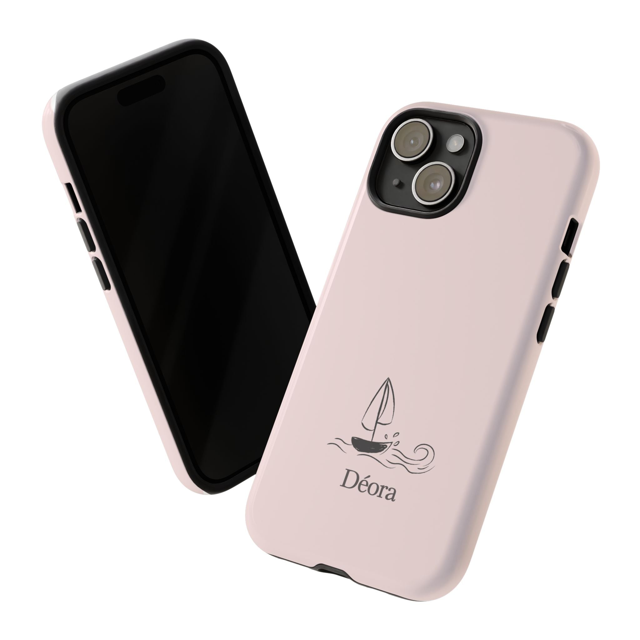 Sailboat Phone Case – 'Déora' Minimal Nautical Protective Case