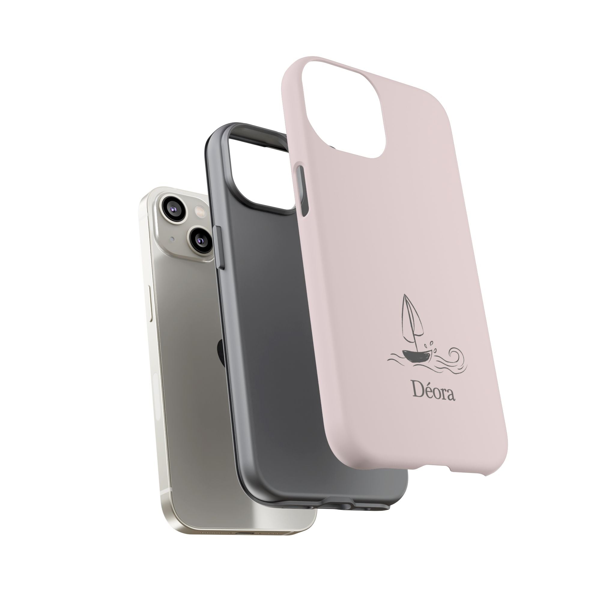 Sailboat Phone Case – 'Déora' Minimal Nautical Protective Case
