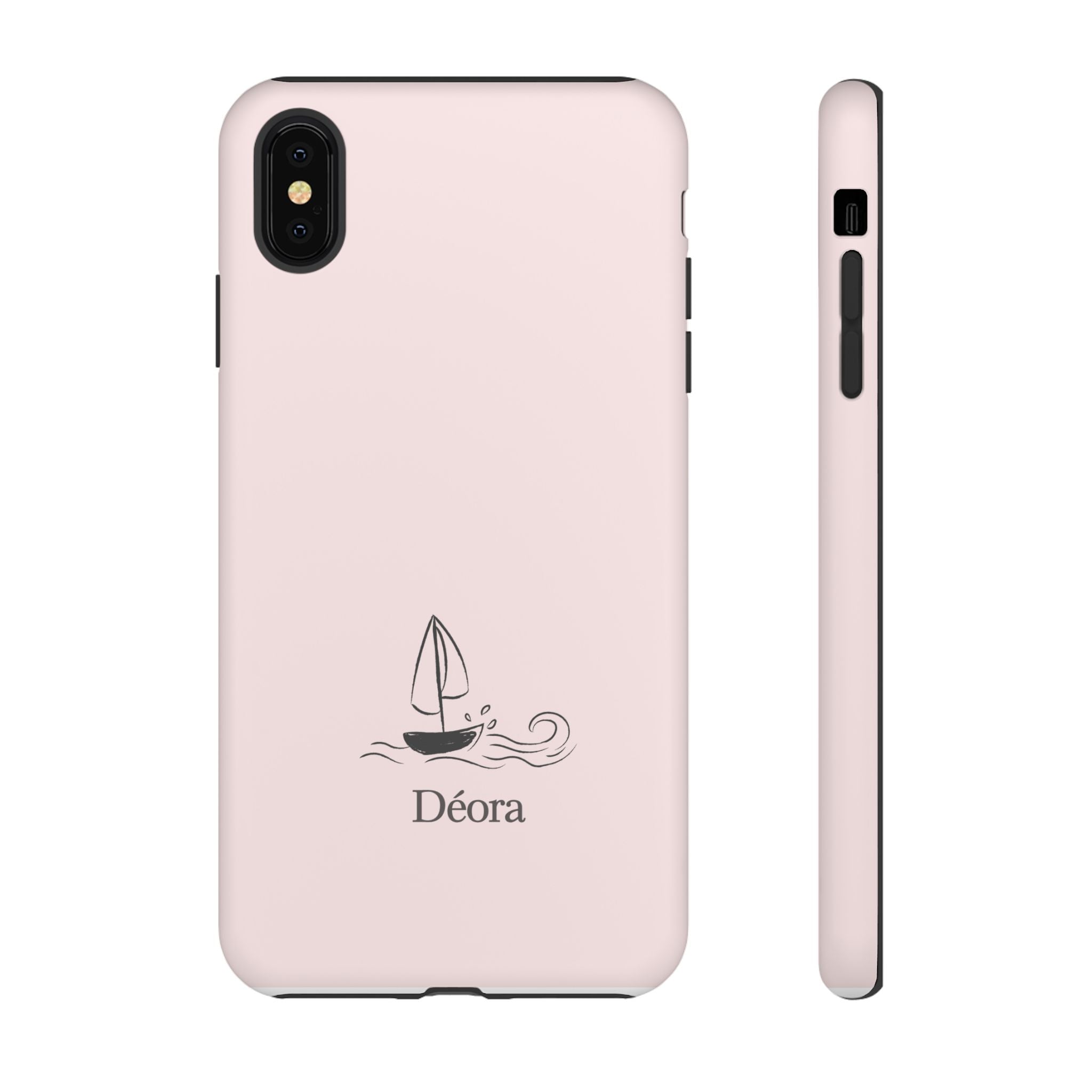 Sailboat Phone Case – 'Déora' Minimal Nautical Protective Case