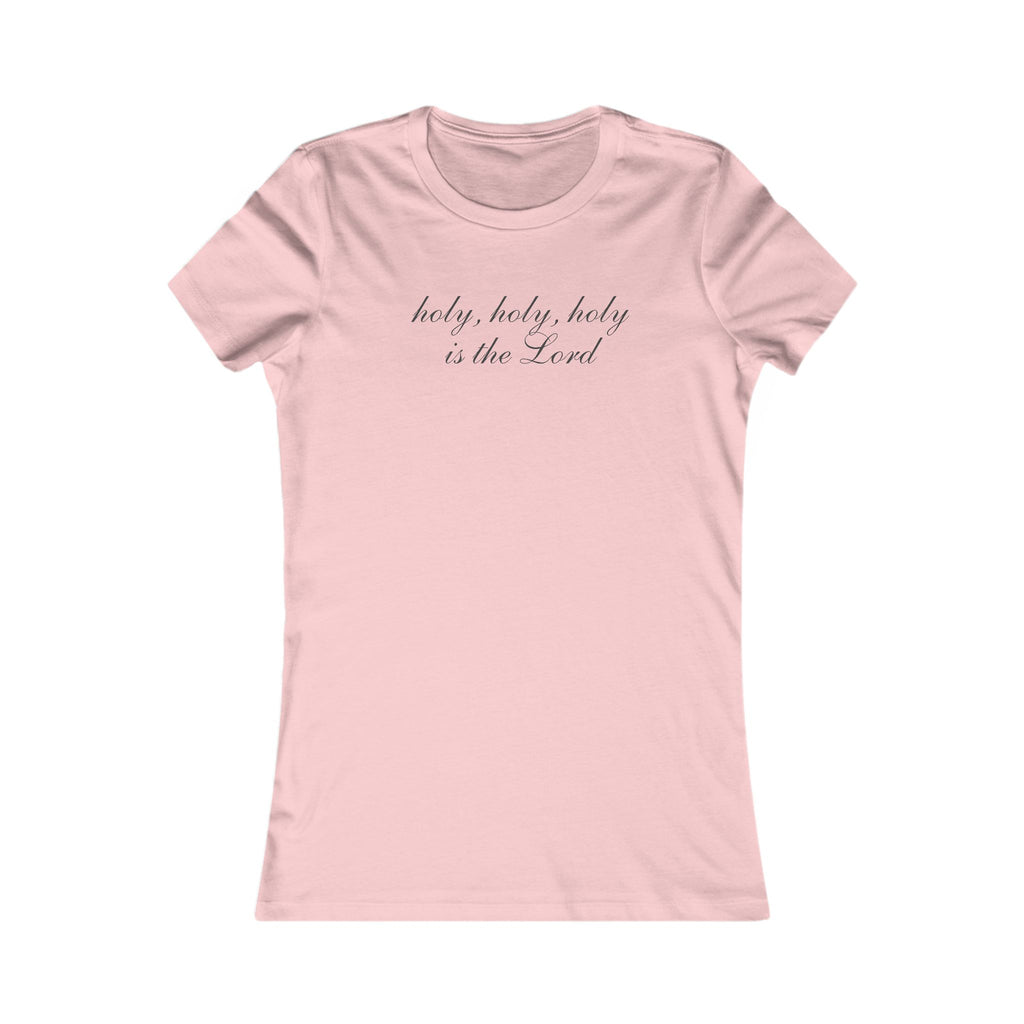 Holy, Holy, Holy Tee — Women's Christian Faith T-Shirt