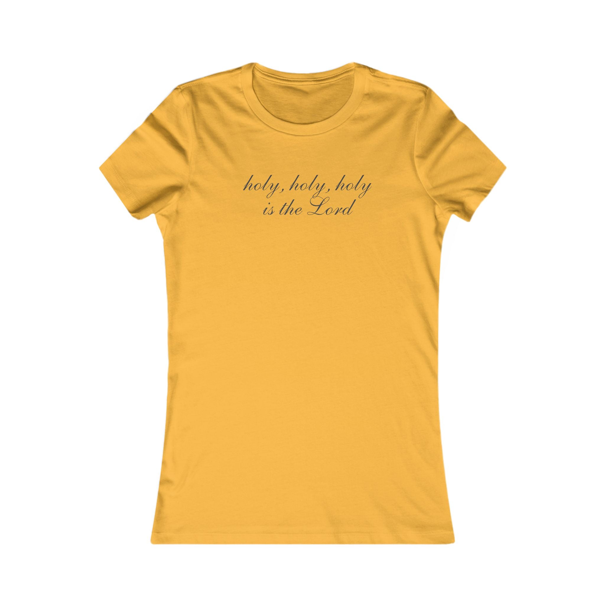Holy, Holy, Holy Tee — Women's Christian Faith T-Shirt