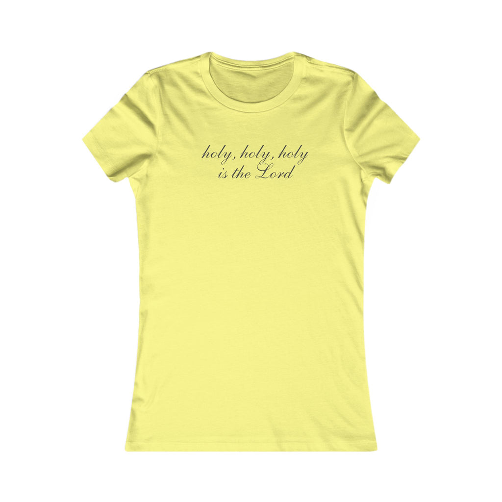 Holy, Holy, Holy Tee — Women's Christian Faith T-Shirt