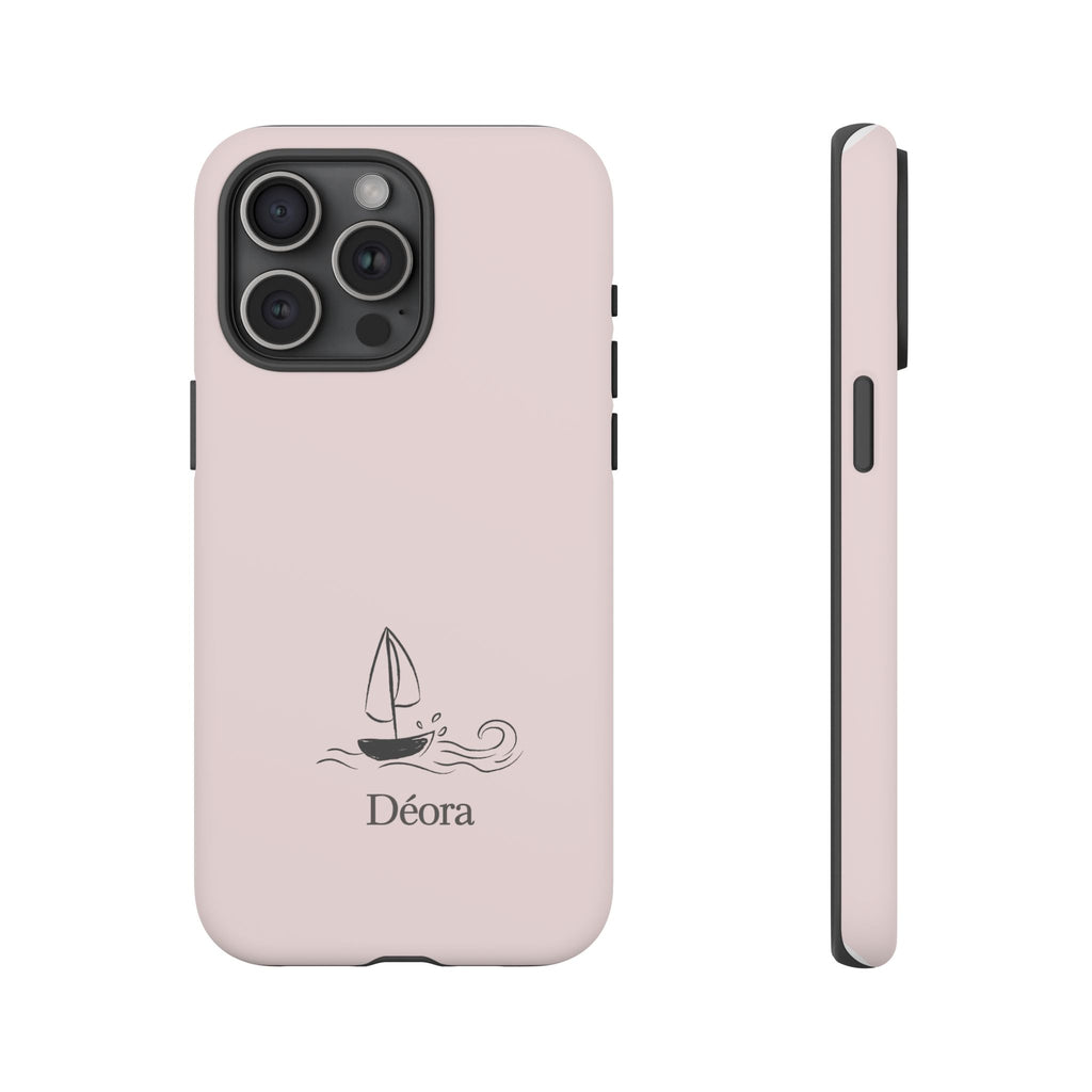 Sailboat Phone Case – 'Déora' Minimal Nautical Protective Case