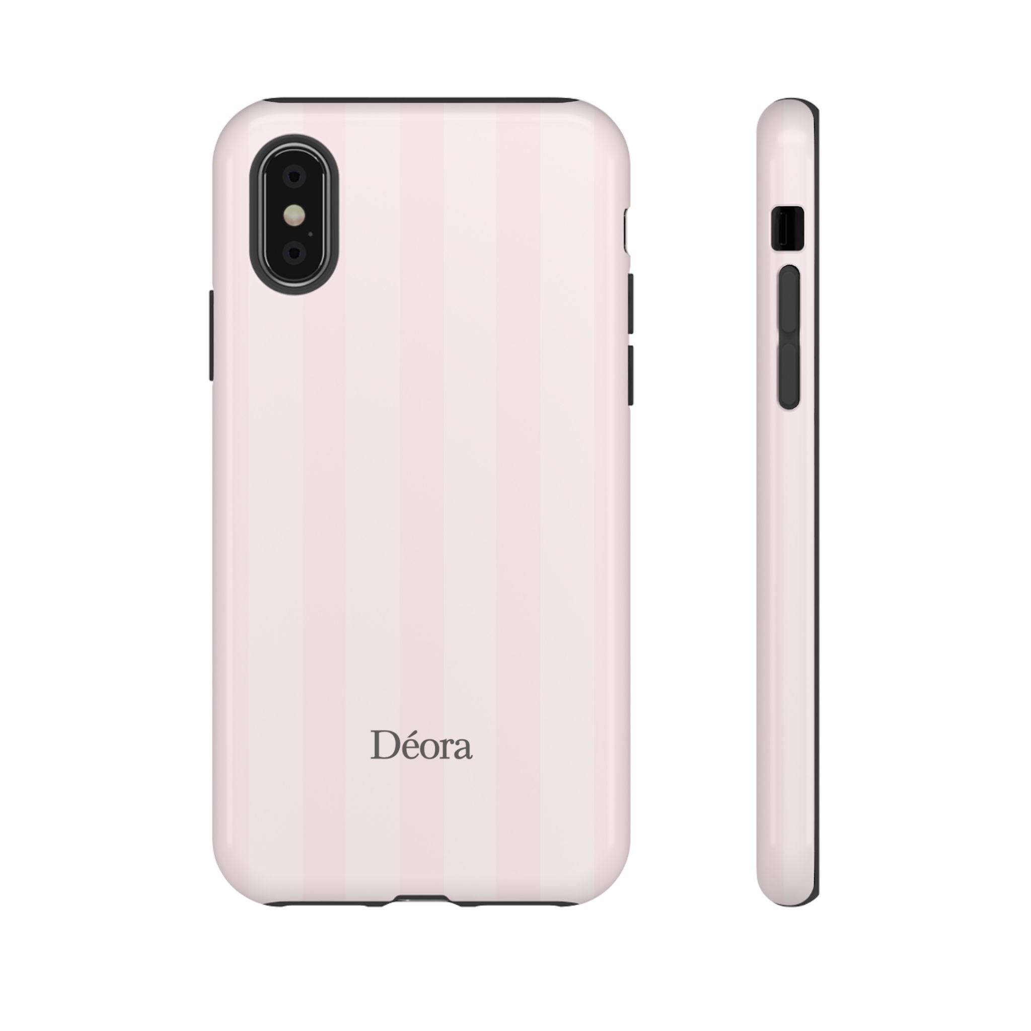 Tough Cases — Slim Protective Phone Case (Pastel Pink Stripe)