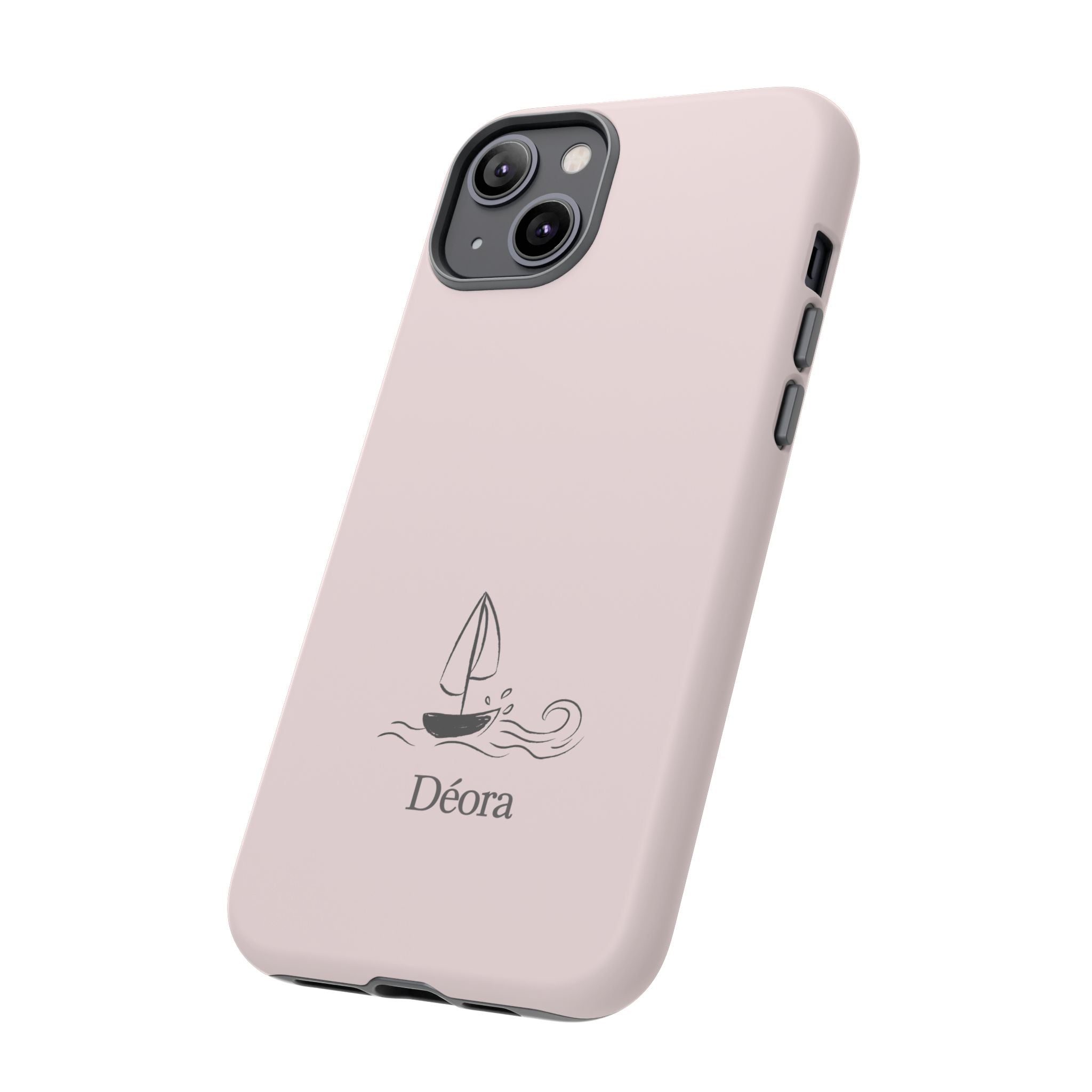 Sailboat Phone Case – 'Déora' Minimal Nautical Protective Case