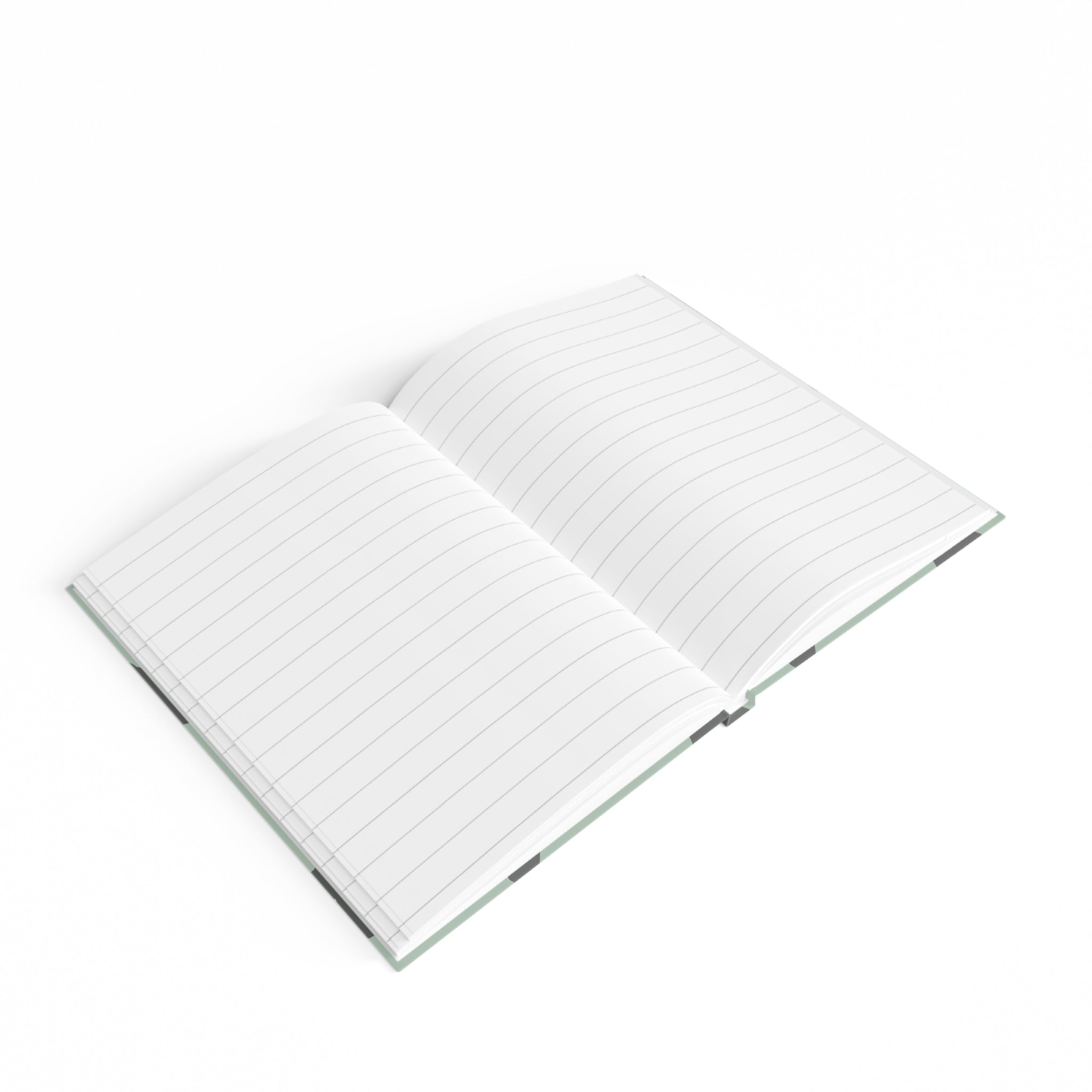 Mint Star Pattern Ruled Journal – Personalized "Déora" Cover