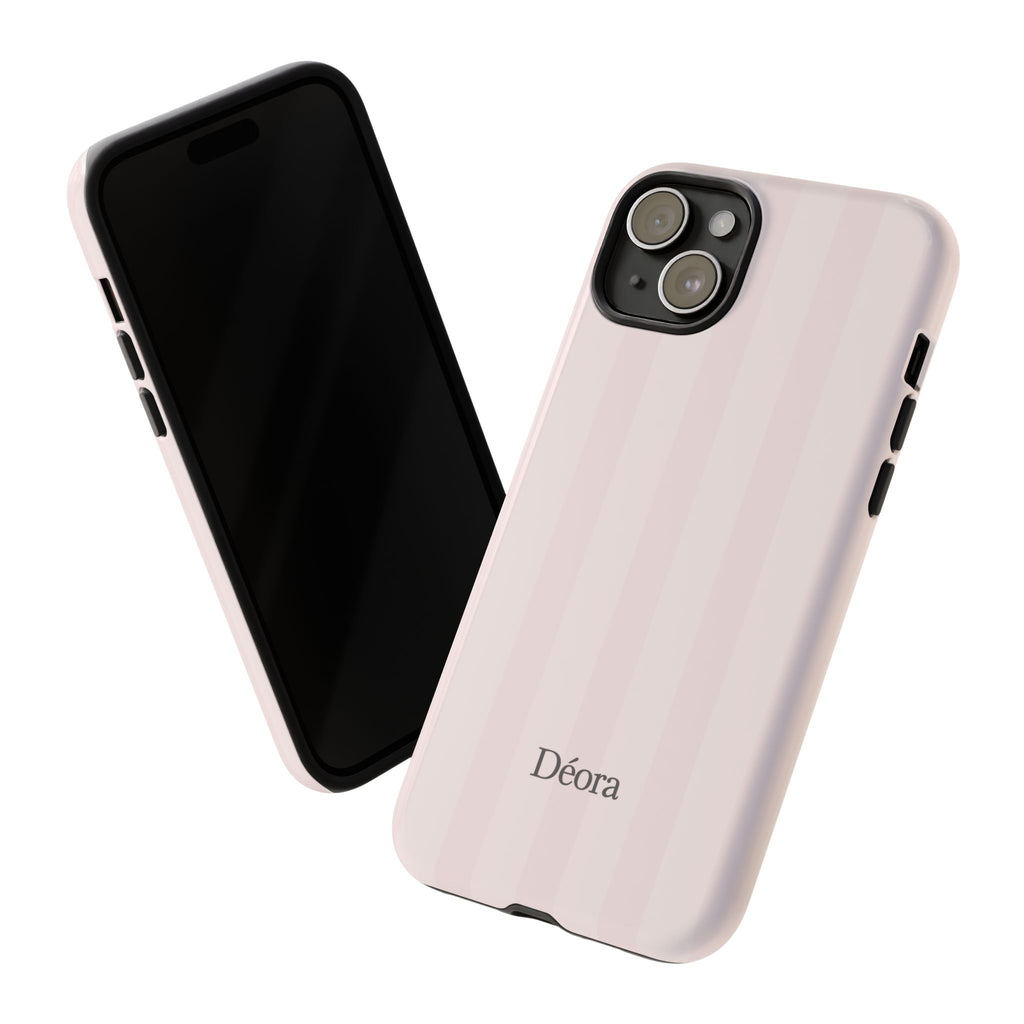 Tough Cases — Slim Protective Phone Case (Pastel Pink Stripe)