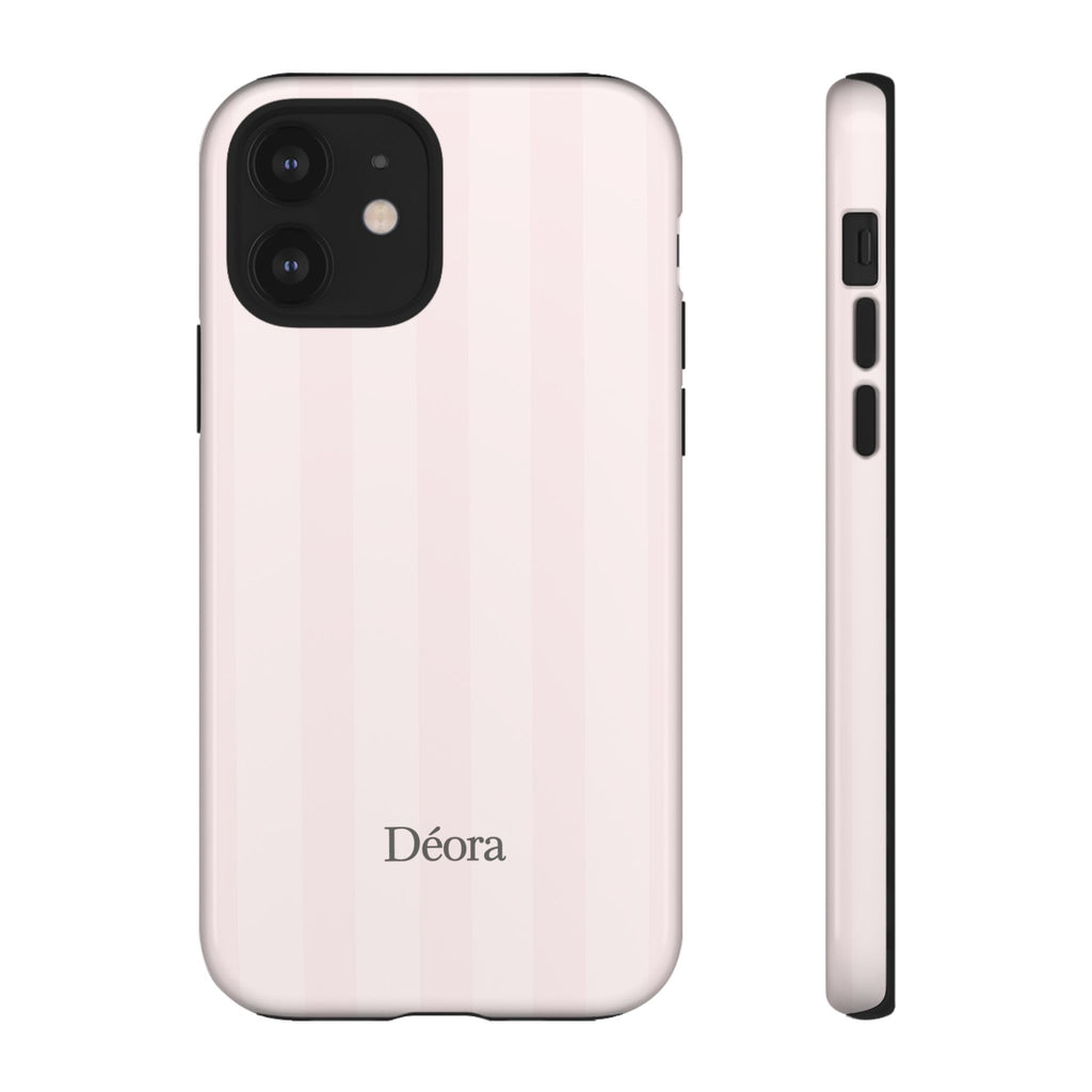 Tough Cases — Slim Protective Phone Case (Pastel Pink Stripe)