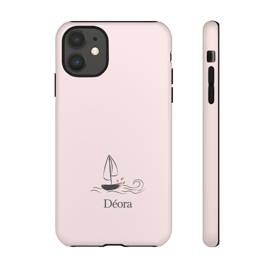 Sailboat Phone Case – 'Déora' Minimal Nautical Protective Case