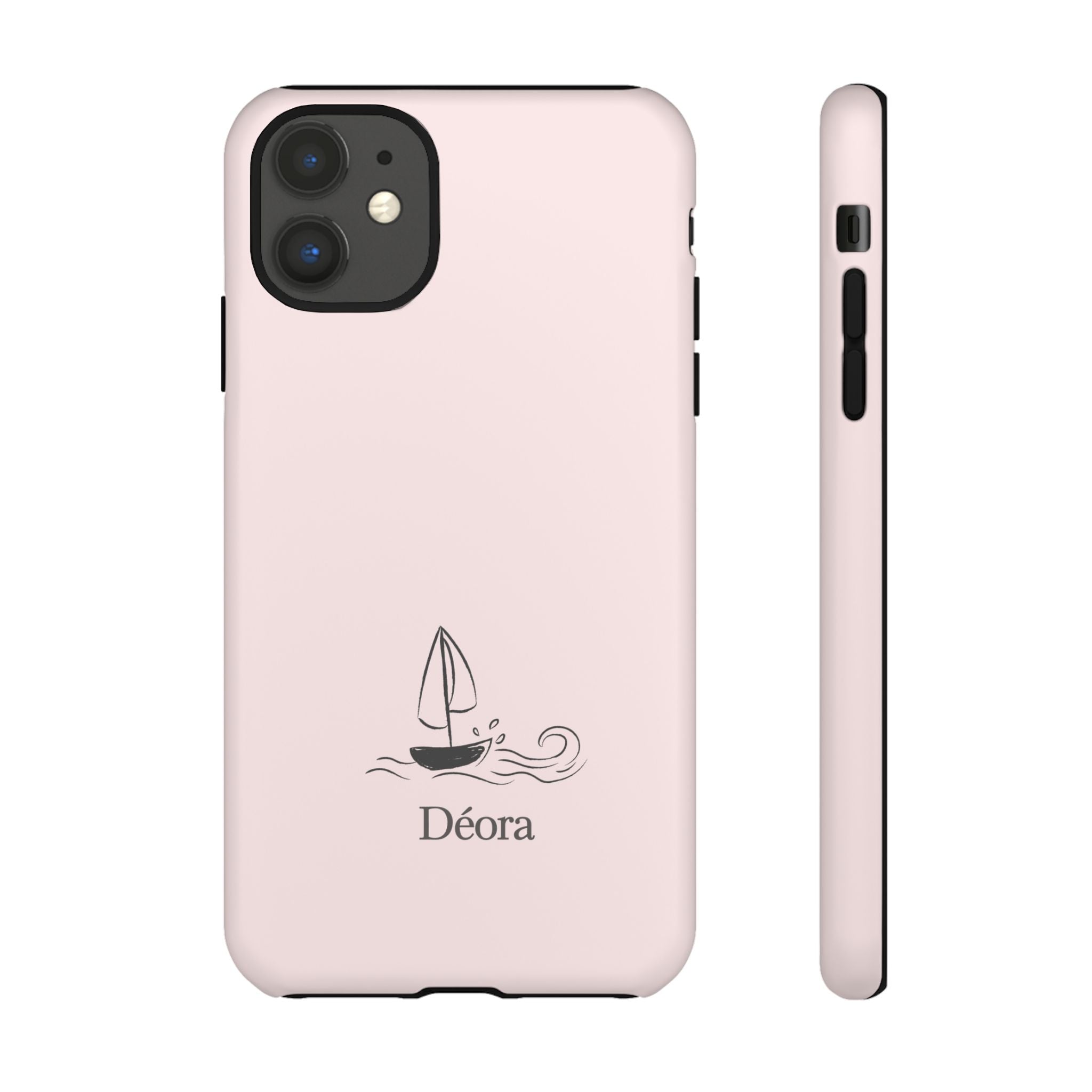 Sailboat Phone Case – 'Déora' Minimal Nautical Protective Case