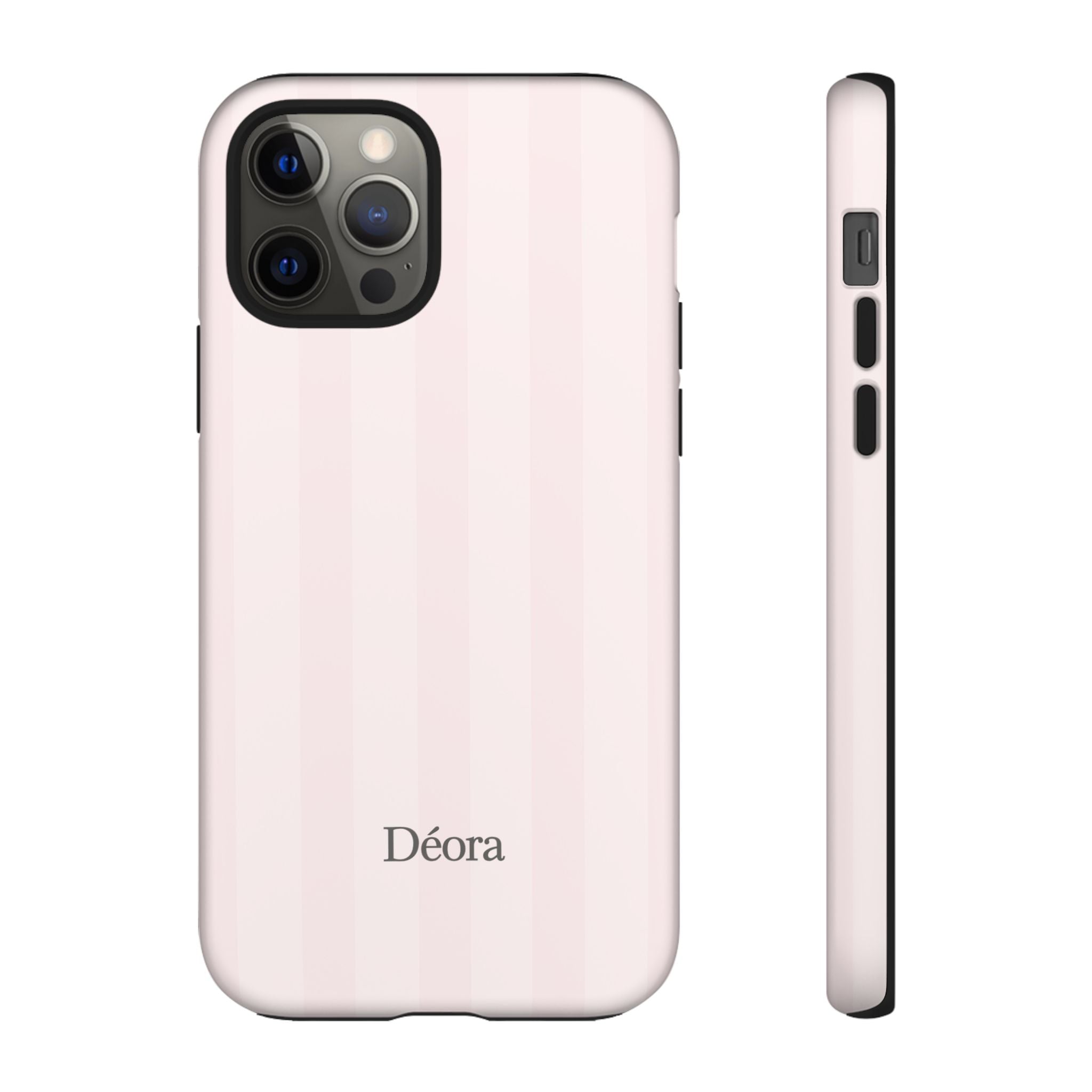 Tough Cases — Slim Protective Phone Case (Pastel Pink Stripe)