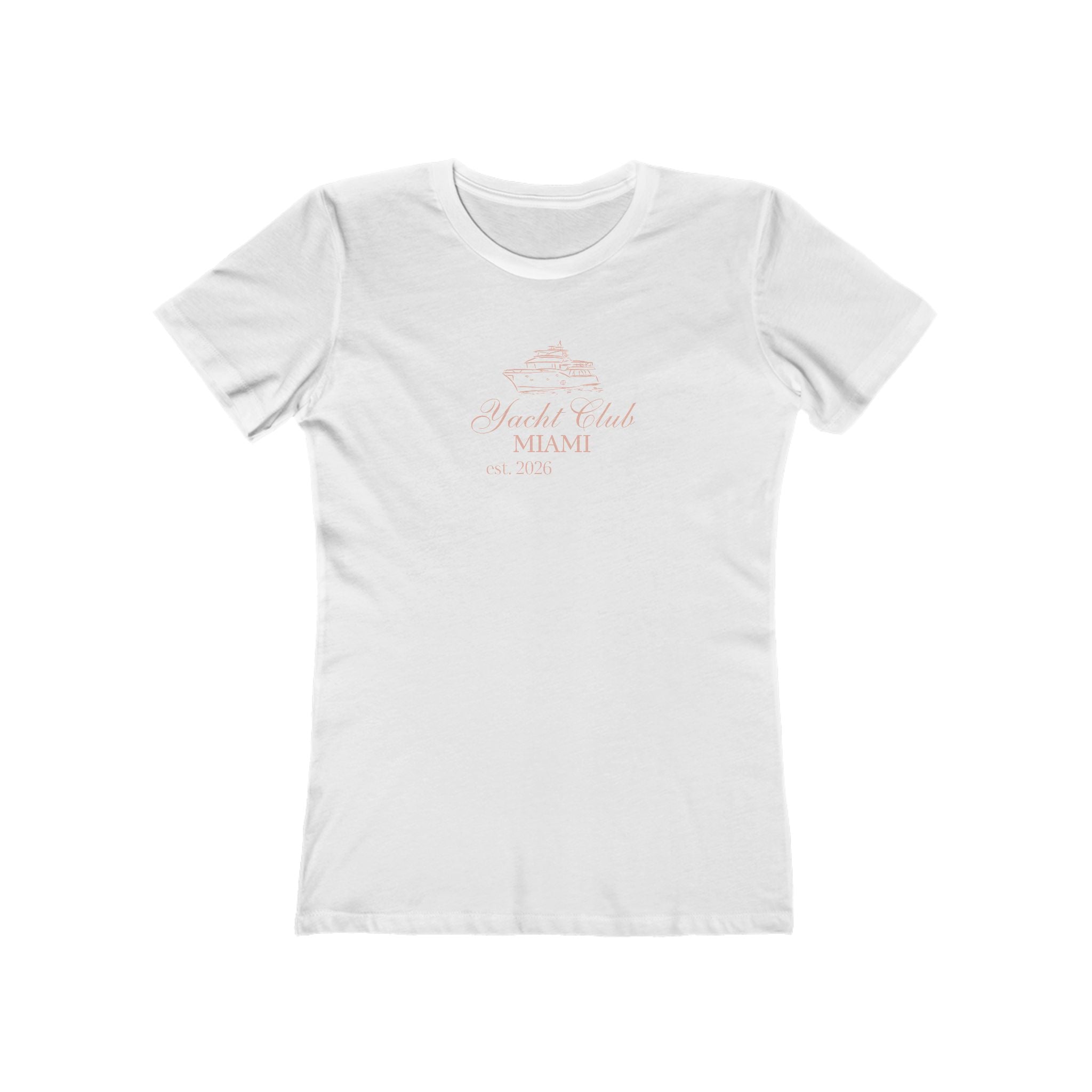 Boyfriend Tee — Beach Vibes Miami Graphic T-Shirt