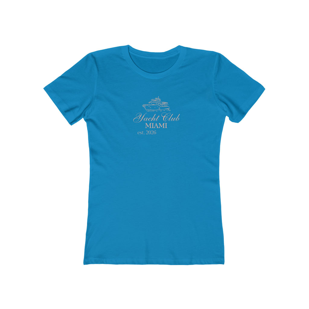 Boyfriend Tee — Beach Vibes Miami Graphic T-Shirt