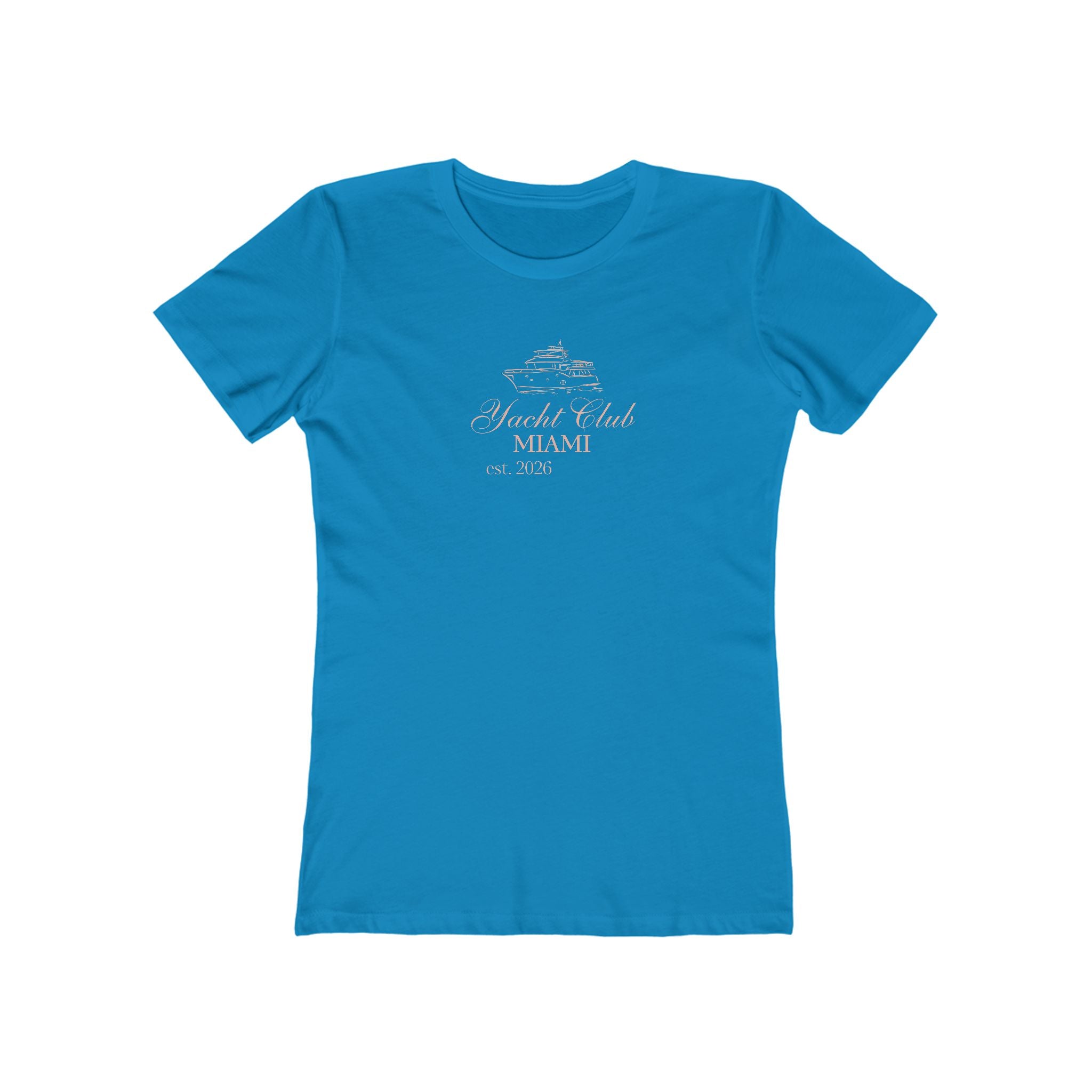 Boyfriend Tee — Beach Vibes Miami Graphic T-Shirt