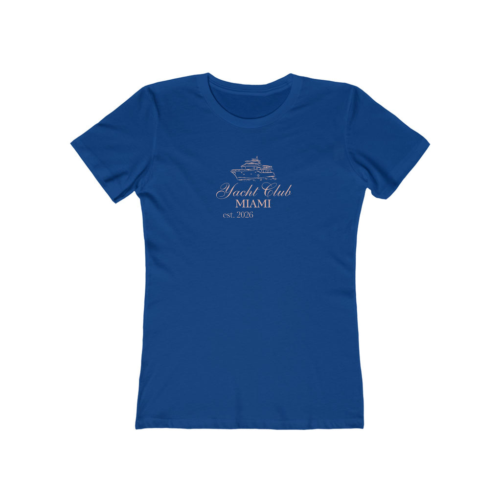 Boyfriend Tee — Beach Vibes Miami Graphic T-Shirt