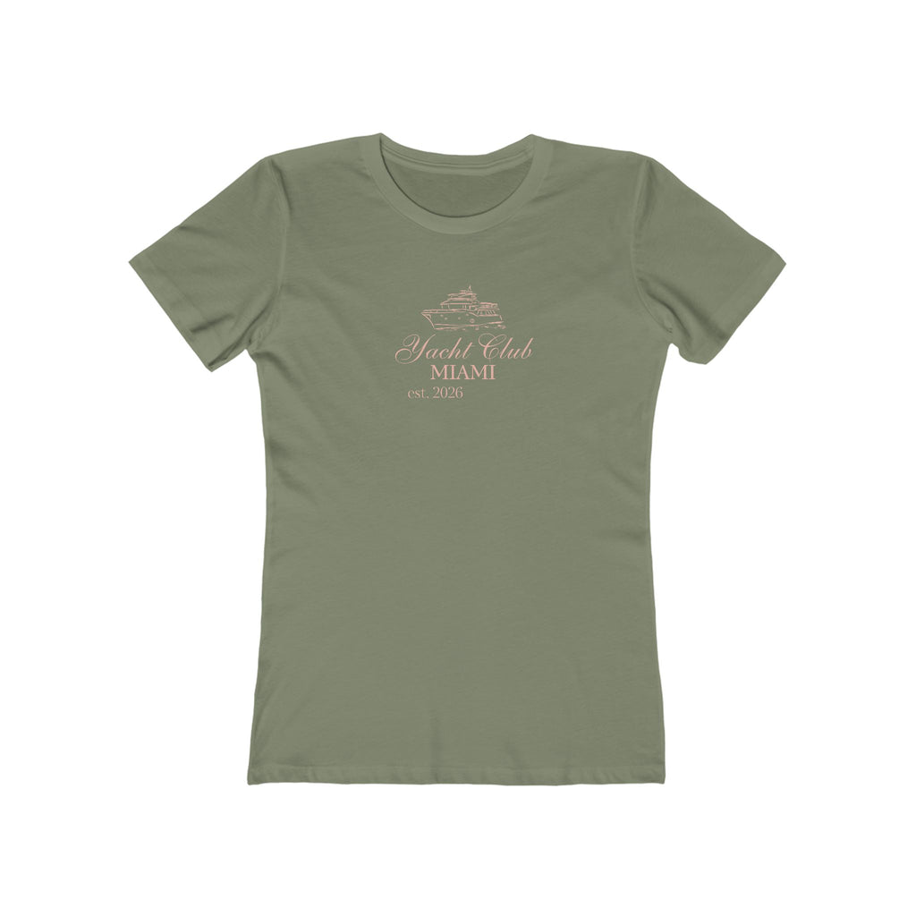 Boyfriend Tee — Beach Vibes Miami Graphic T-Shirt