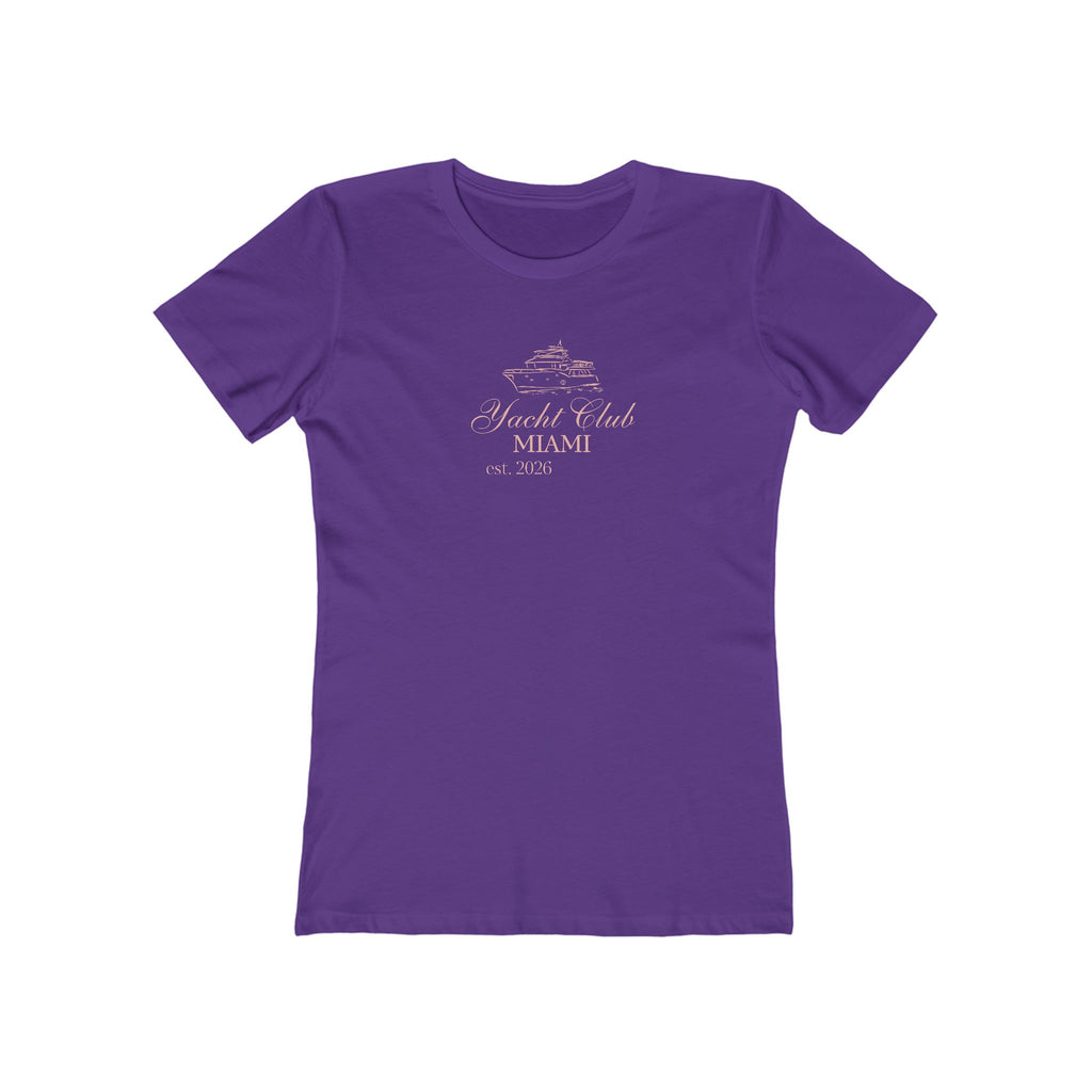 Boyfriend Tee — Beach Vibes Miami Graphic T-Shirt