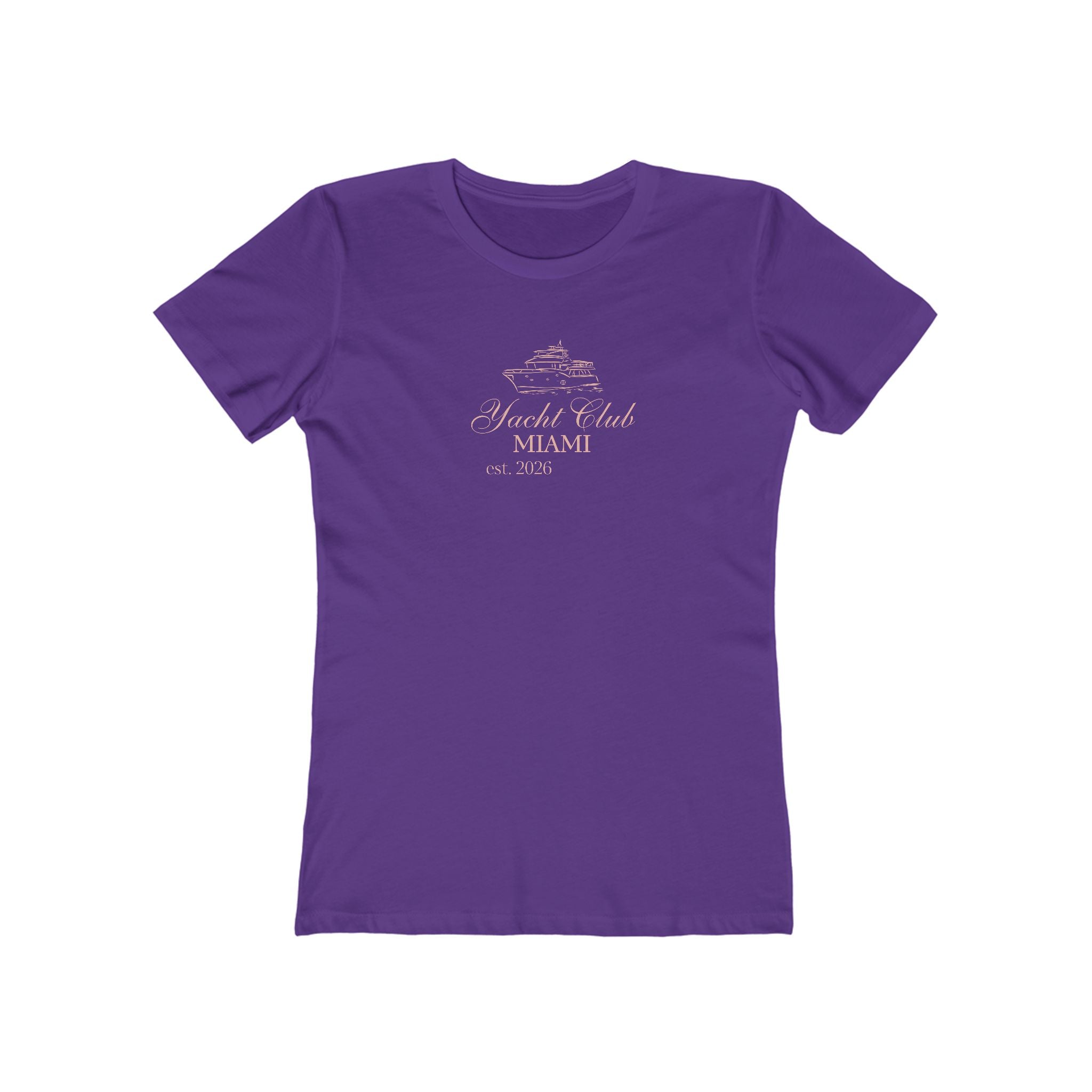 Boyfriend Tee — Beach Vibes Miami Graphic T-Shirt