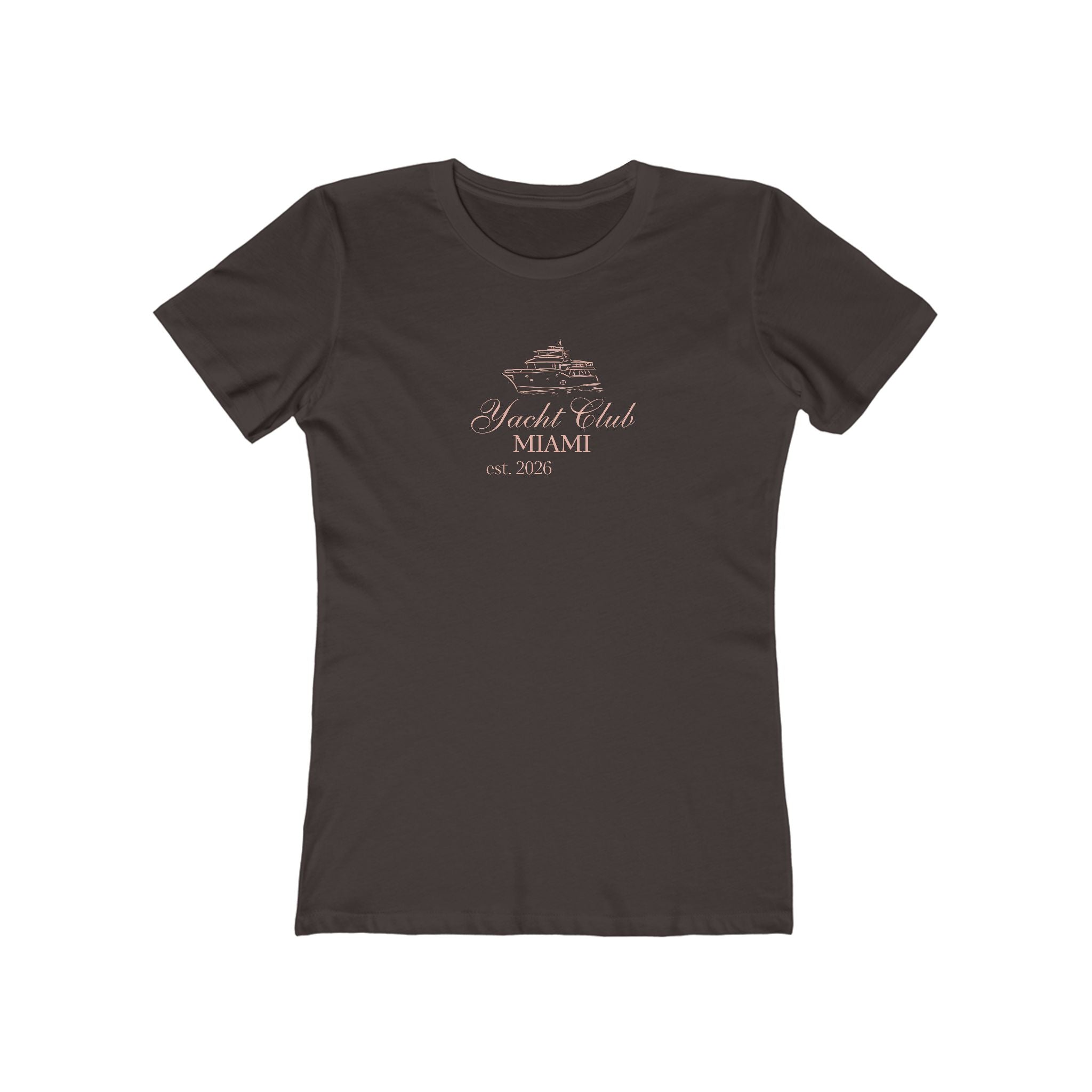 Boyfriend Tee — Beach Vibes Miami Graphic T-Shirt