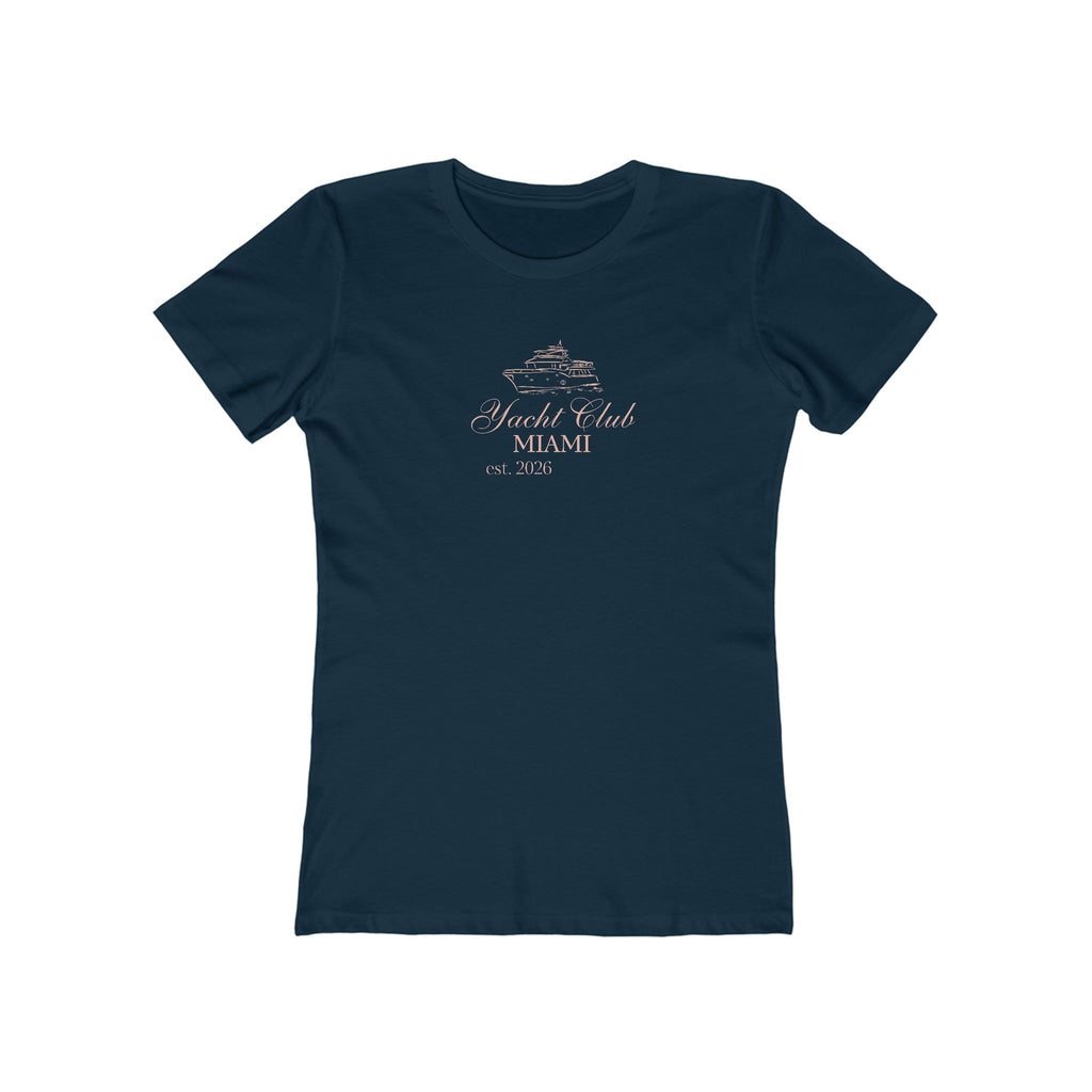 Boyfriend Tee — Beach Vibes Miami Graphic T-Shirt