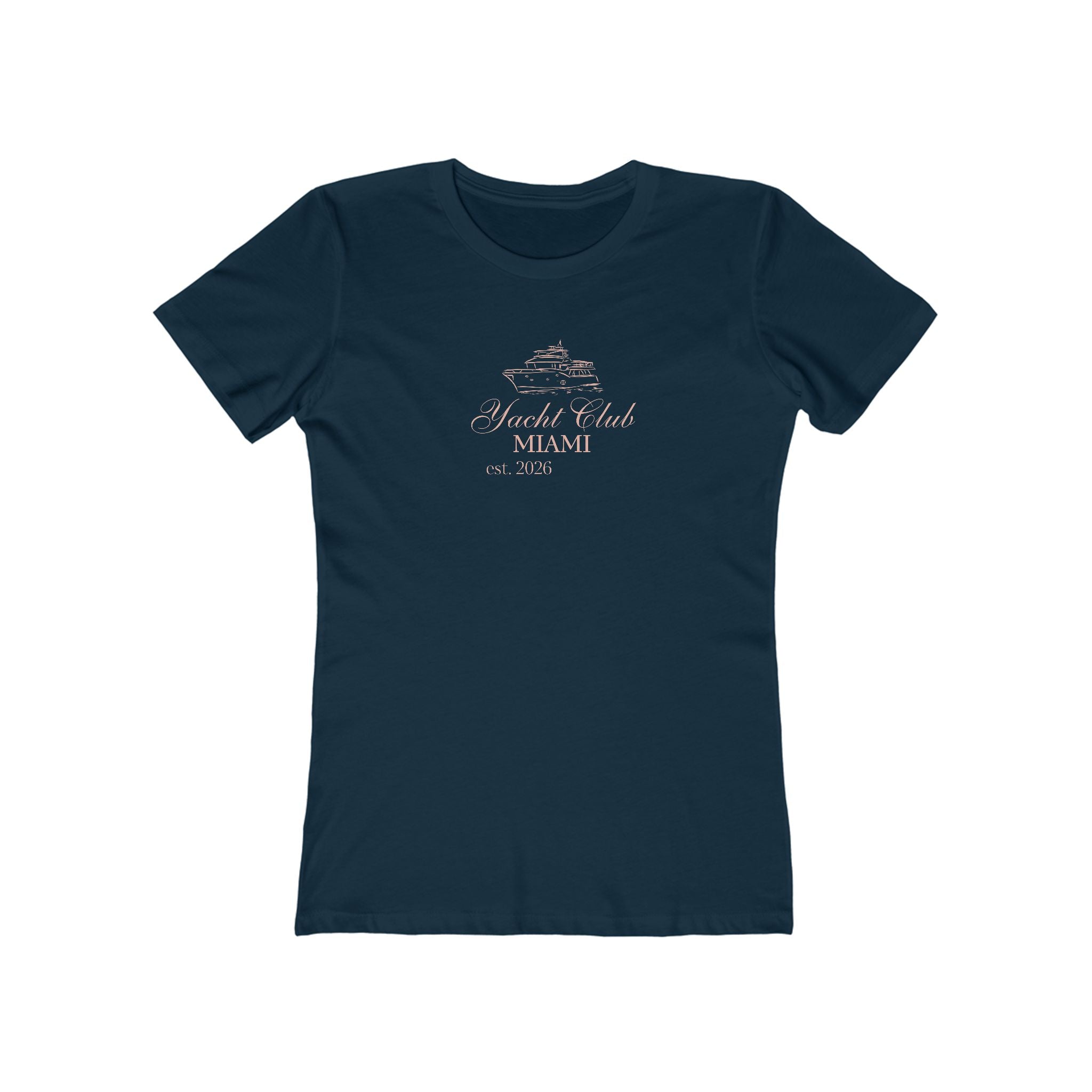 Boyfriend Tee — Beach Vibes Miami Graphic T-Shirt