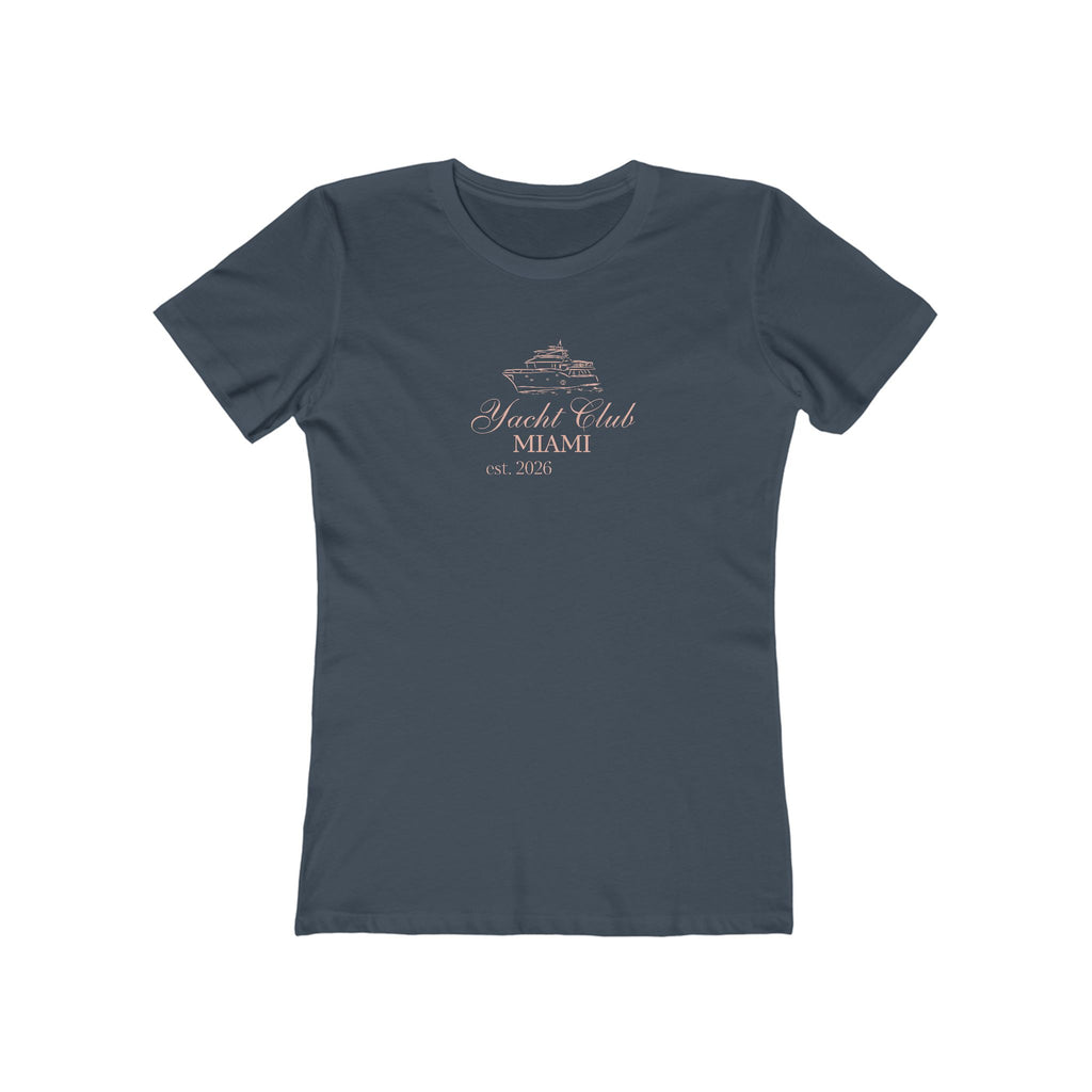 Boyfriend Tee — Beach Vibes Miami Graphic T-Shirt