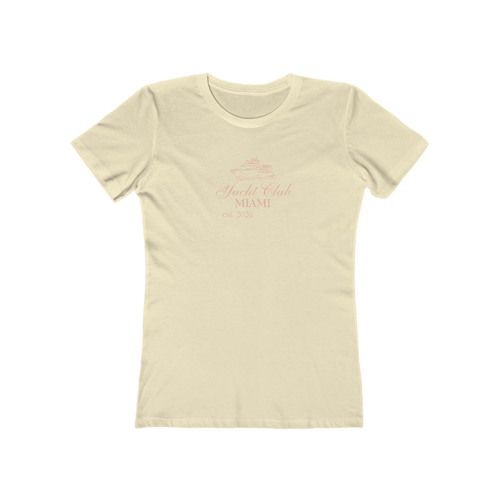 Boyfriend Tee — Beach Vibes Miami Graphic T-Shirt
