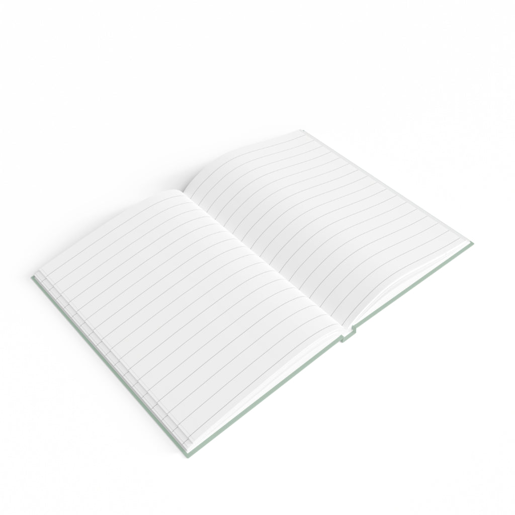Mint Star Pattern Journal — Personalized 'Déora' Ruled Notebook for Notes & Gifts