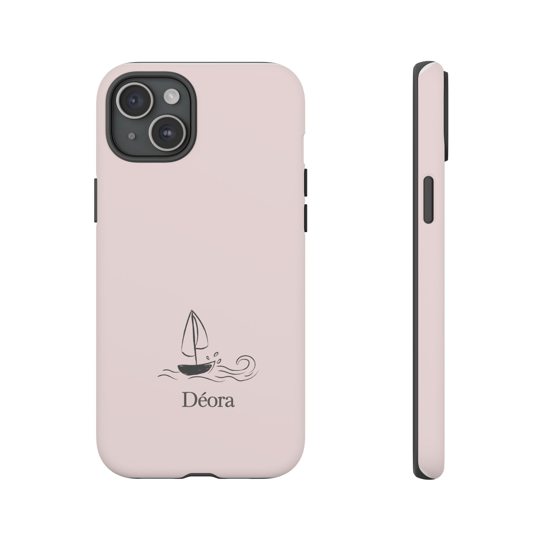 Sailboat Phone Case – 'Déora' Minimal Nautical Protective Case