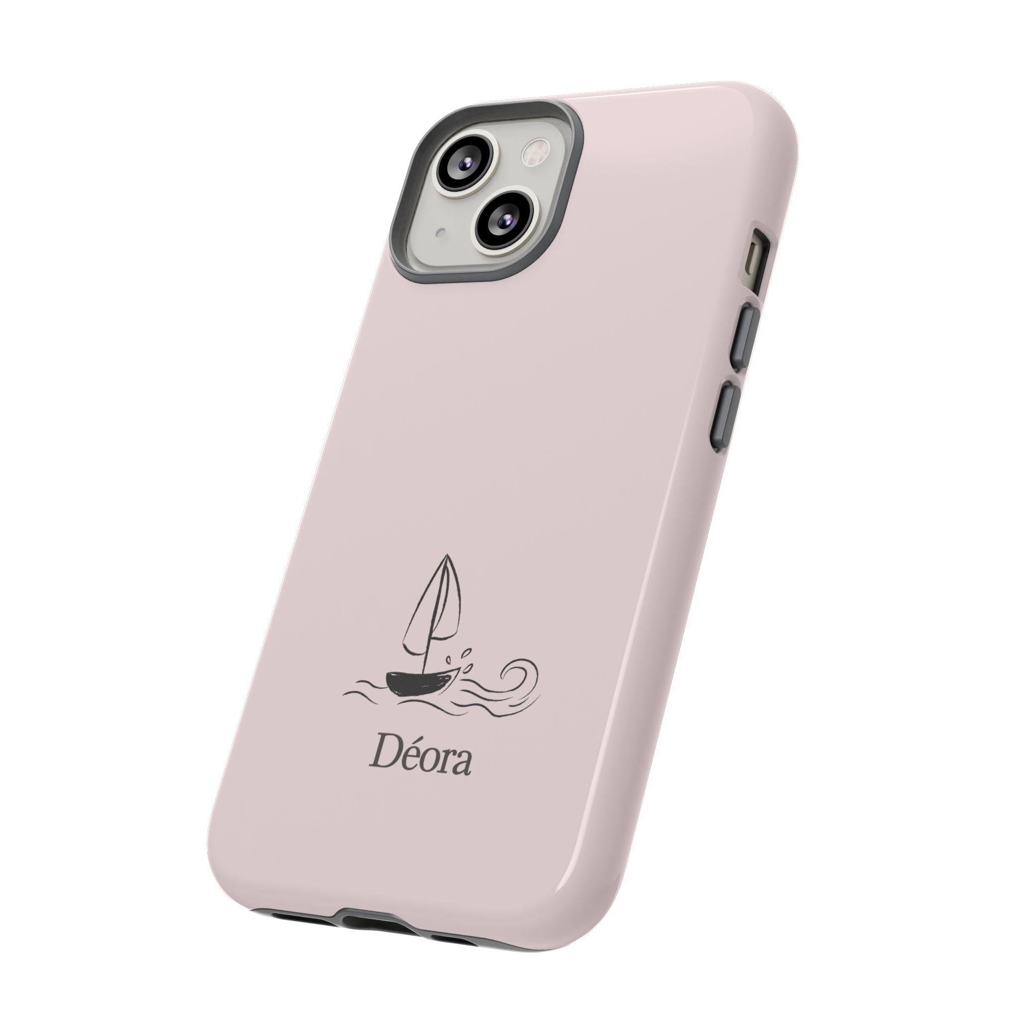 Sailboat Phone Case – 'Déora' Minimal Nautical Protective Case