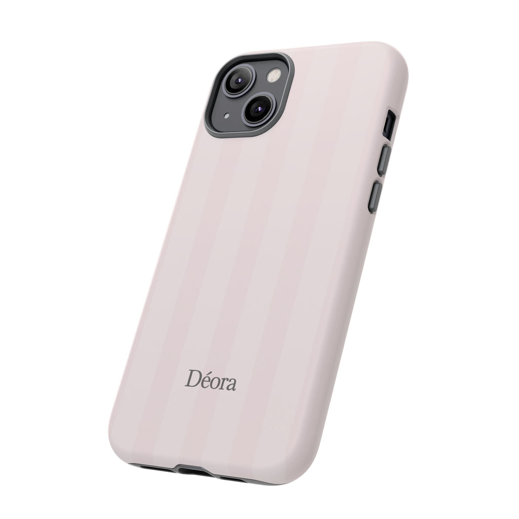 Tough Cases — Slim Protective Phone Case (Pastel Pink Stripe)