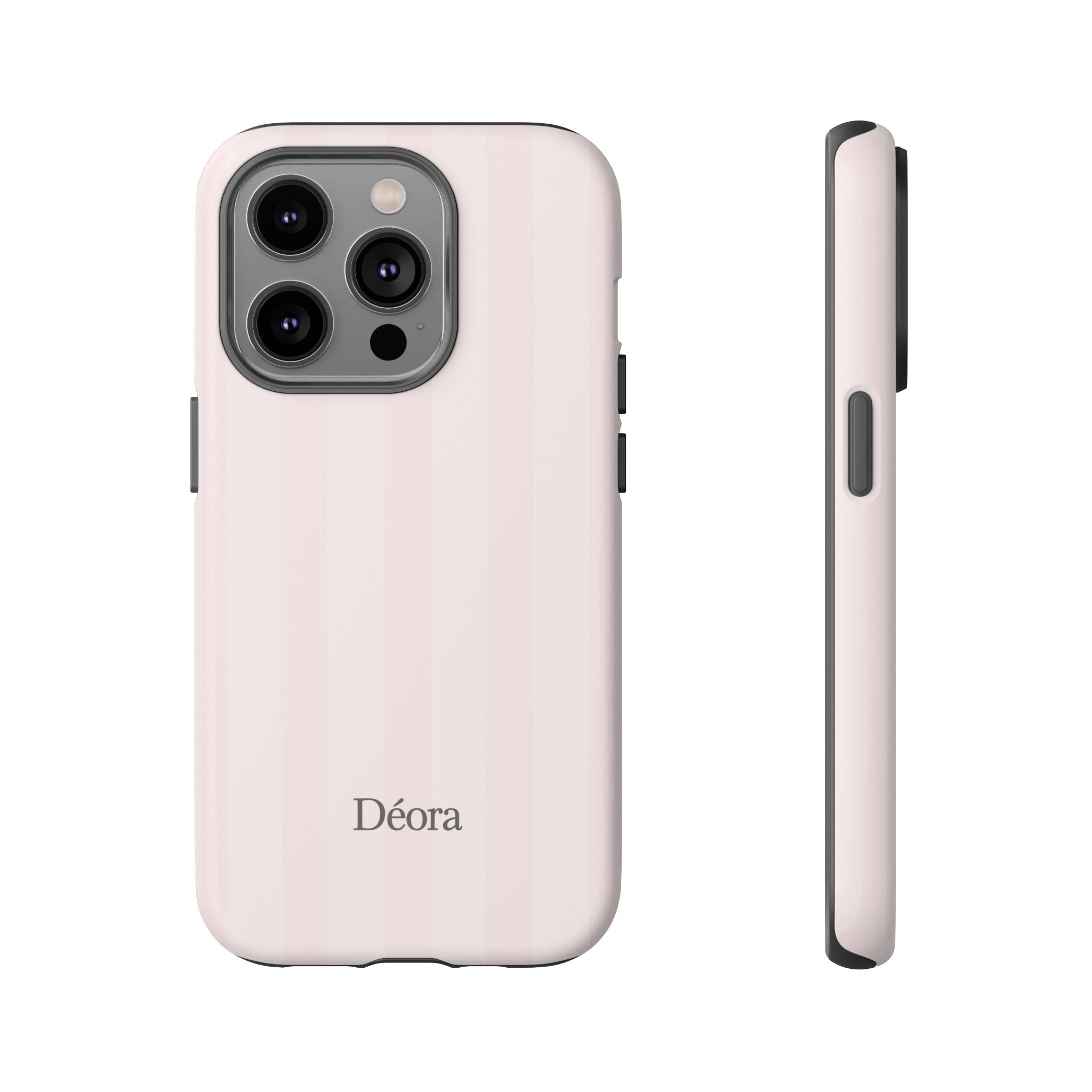Tough Cases — Slim Protective Phone Case (Pastel Pink Stripe)