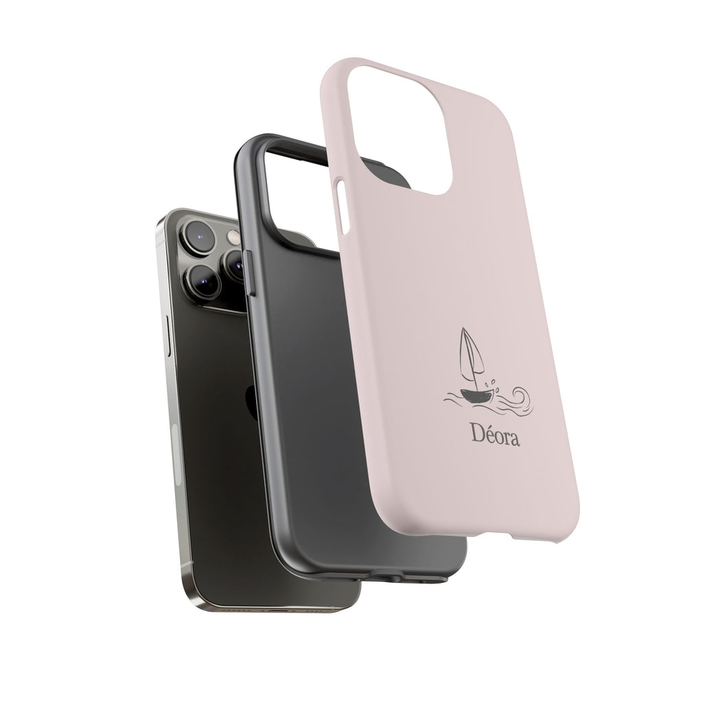 Sailboat Phone Case – 'Déora' Minimal Nautical Protective Case
